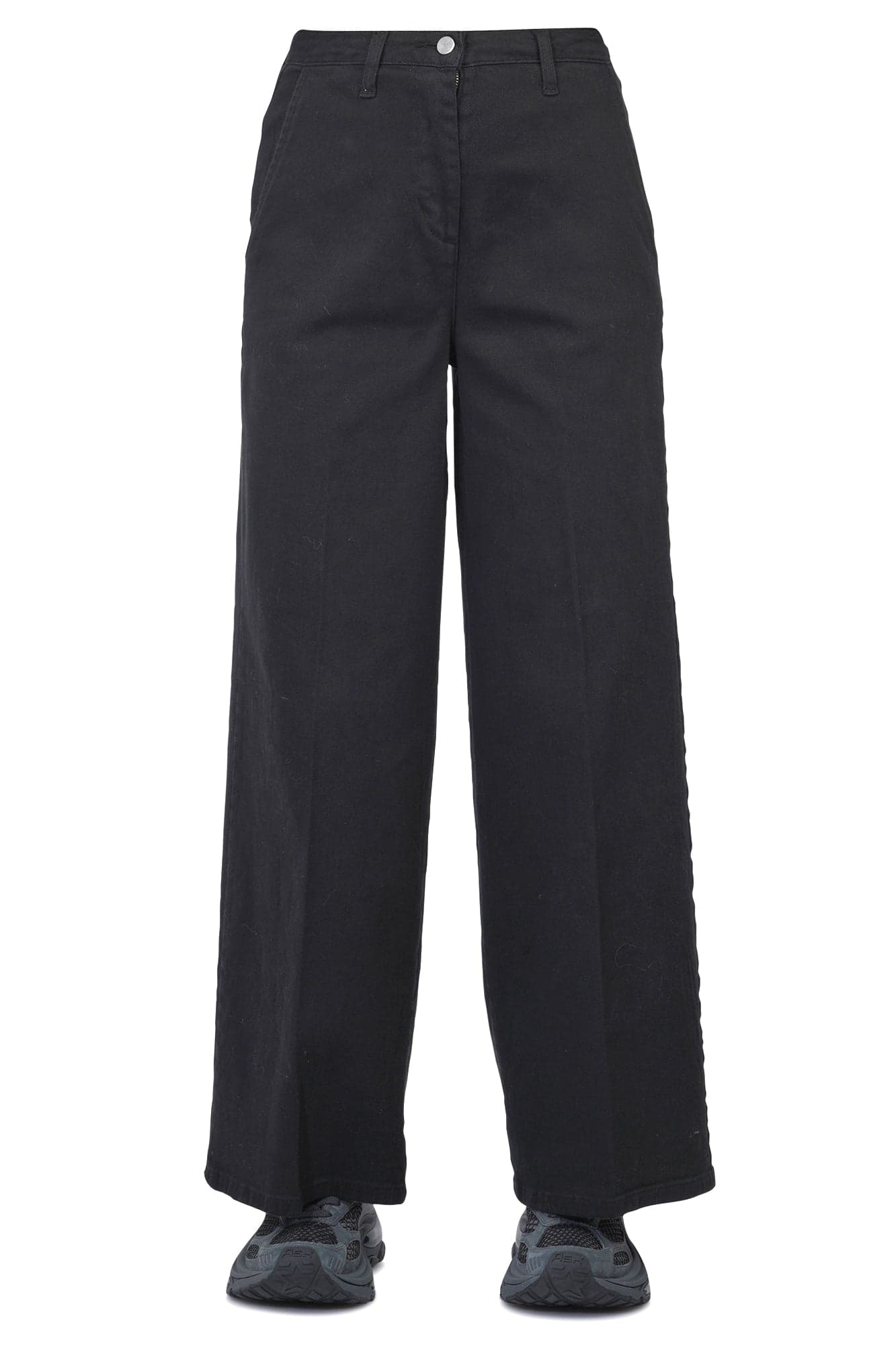LA FEMME BLANCHE La Femme Blanche - Pantalone - 461379 - Nero da donna in Pantaloni Drestige - Casamassima, commercioVirtuoso.it
