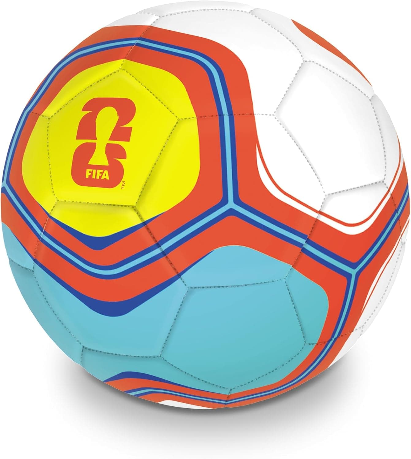 Mondo Toys - Pallone da Calcio Cucito FIFA WORLD CUP 2026 LA misura 5-280 gr - 23062 in prodotto Save The Money - Rimini, commercioVirtuoso.it
