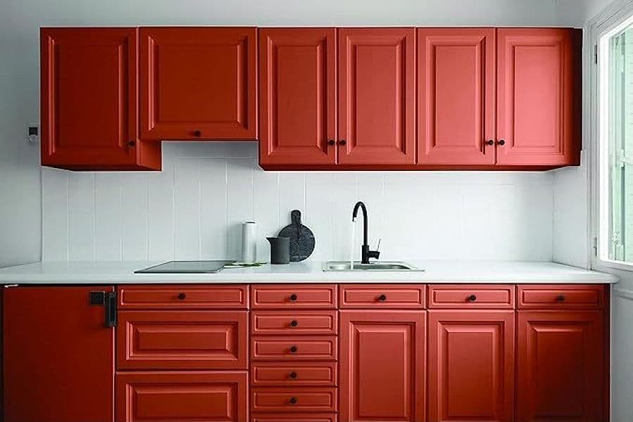 V33 - SMALTO RINNOVARE PERFECTION CUCINA 750ML ARANCIO SATINATO in Pittura per cucine e bagni Stockdoc - Terni, commercioVirtuoso.it