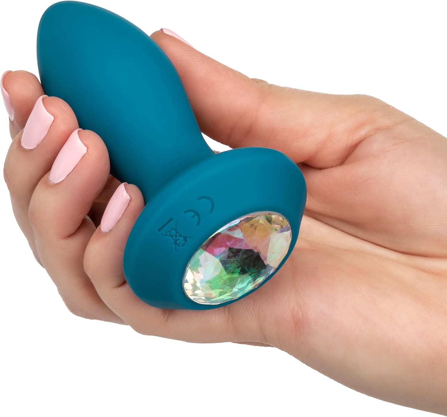 Plug Anale Power Gem Calexotics 10 funzioni intense silicone 9,5/7 cm USB IPX7 in prodotto Erosdom - Palmi, commercioVirtuoso.it