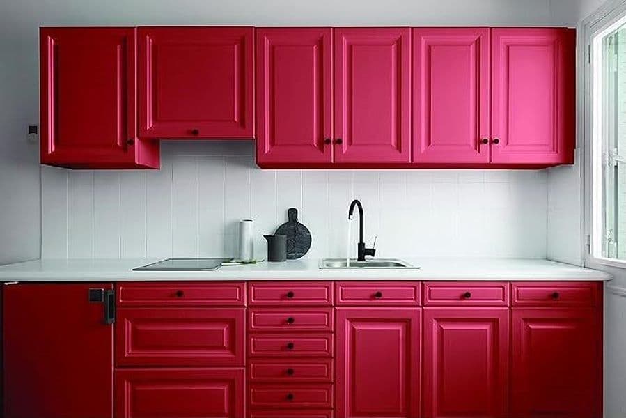 V33 - SMALTO RINNOVARE PERFECTION CUCINA 750ML ROSSO SATINATO in Pittura per cucine e bagni Stockdoc - Terni, commercioVirtuoso.it