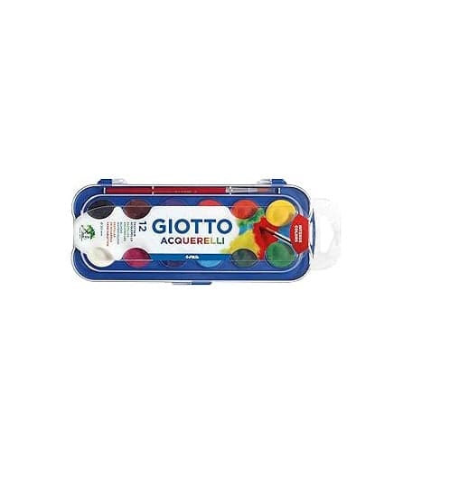 GIOTTO - PASTIGLIE ACQUARELLO 30MM 12 PZ in Acquarelli Stockdoc - Terni, commercioVirtuoso.it