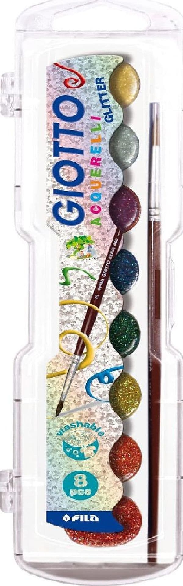 GIOTTO - ACQUARELLI GLITTER 8 COLORI in Acquarelli Stockdoc - Terni, commercioVirtuoso.it