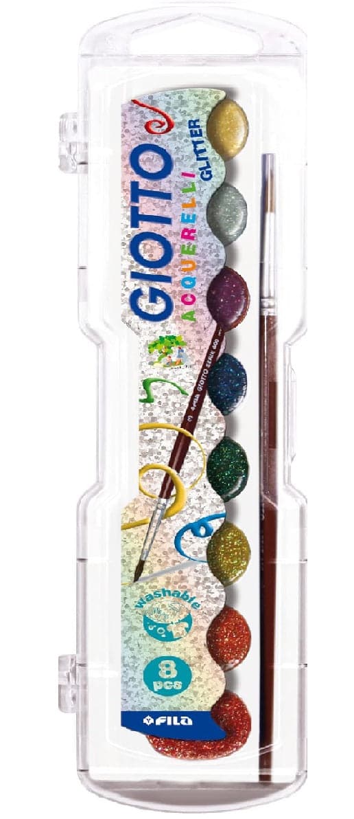 GIOTTO - ACQUARELLI GLITTER 8 COLORI in Acquarelli Stockdoc - Terni, commercioVirtuoso.it