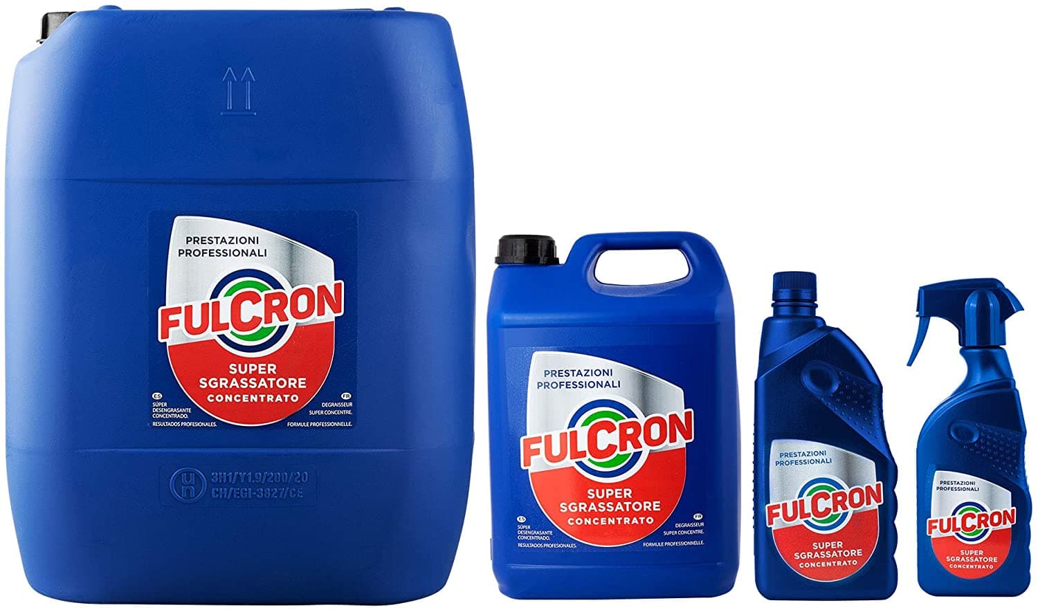 Sgrassatore concentrato "Fulcron" detergente universale per sporco ostinato in Detergenti multiuso La Zappa - Altamura, commercioVirtuoso.it