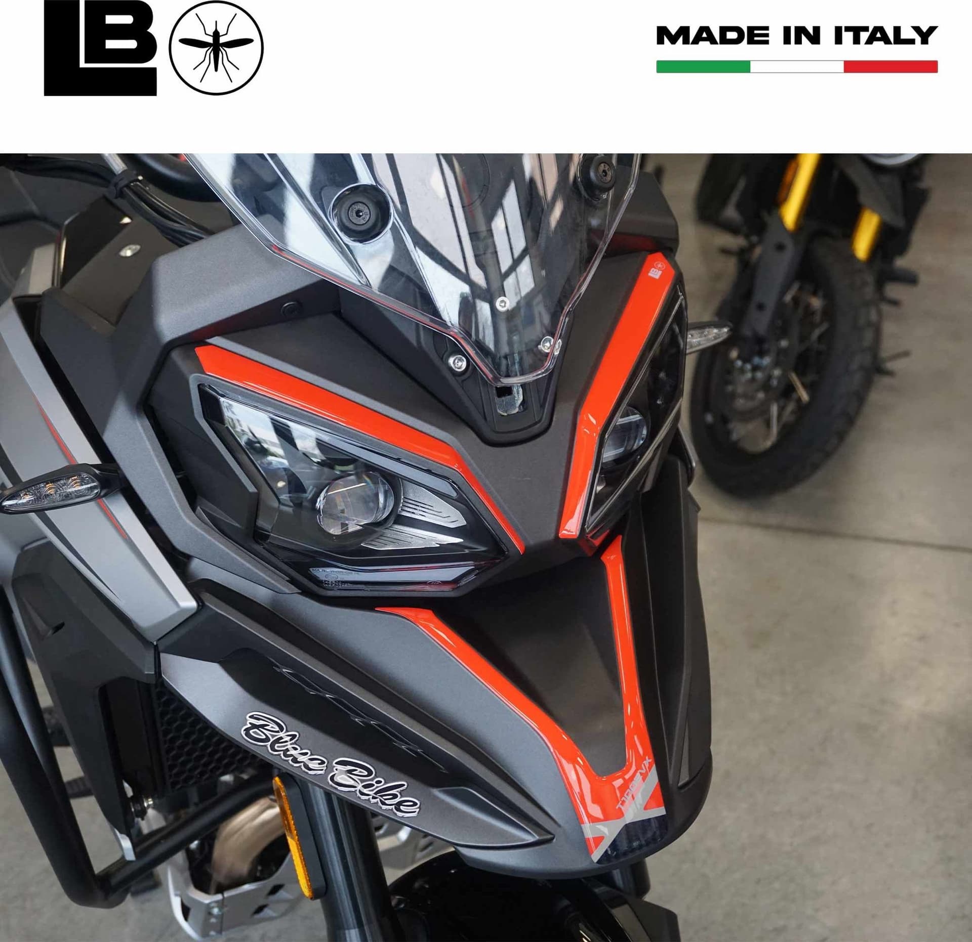 Adesivo 3D Protezione Frontale muso moto compatibile con Morbidelli T1002VX 2025 in Decalcomanie adesivi e magneti LabelBike - Bibbiano, commercioVirtuoso.it
