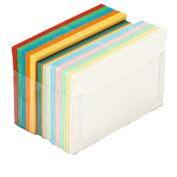 Scatola 100 Cartoncini 200Gr + 100 Buste 90Gr Arcobaleno Formato 4 Favini in Scatole da regalo Il Centro - Jesi, commercioVirtuoso.it