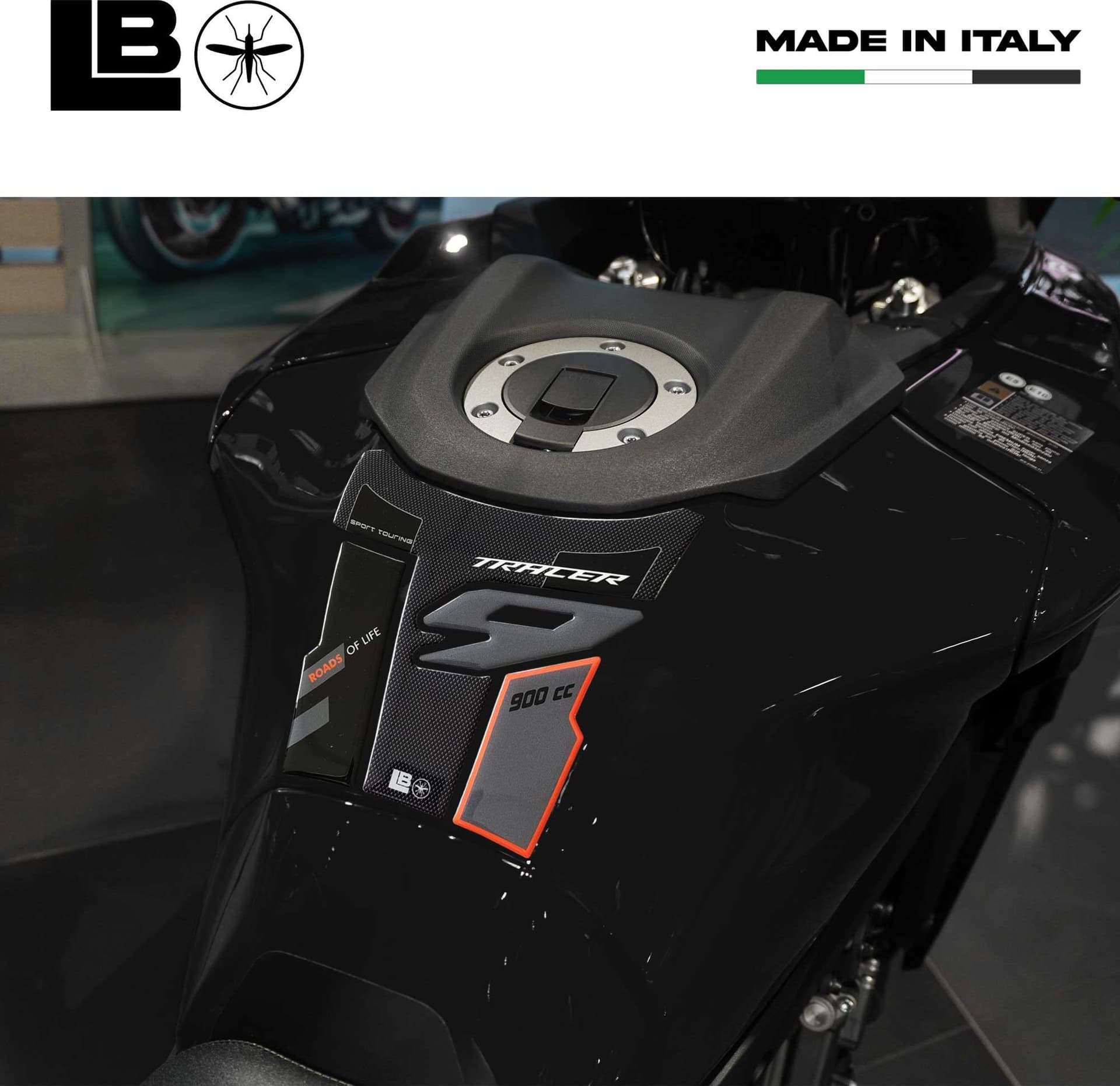 Paraserbatoio Adesivo 3D Protezione moto compatibile con Yamaha Tracer 9 2025 in Paraserbatoio LabelBike - Bibbiano, commercioVirtuoso.it