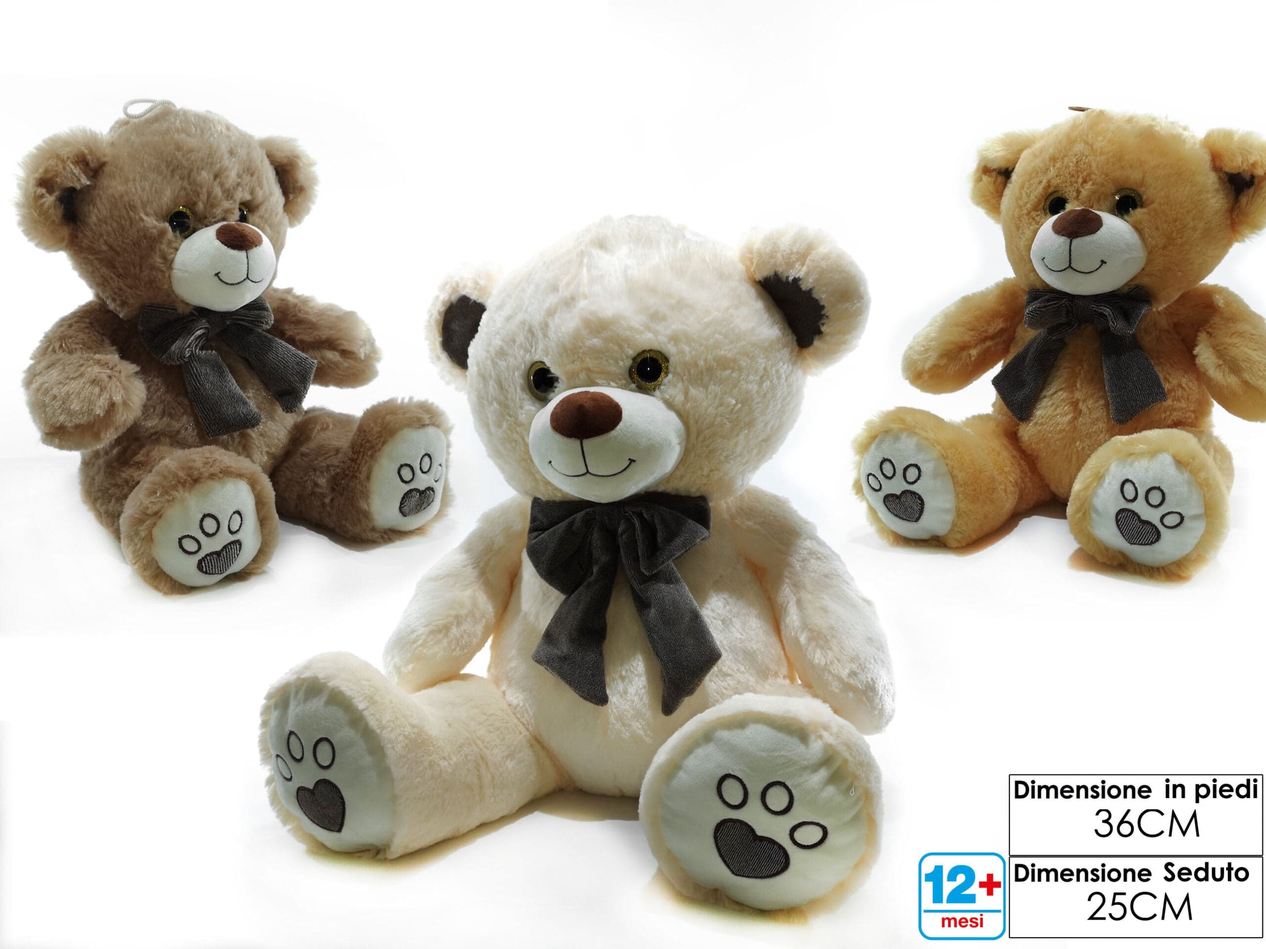 Morbidosi - Orsetto con Fiocco 25cm in Animali di peluche Save The Money - Rimini, commercioVirtuoso.it