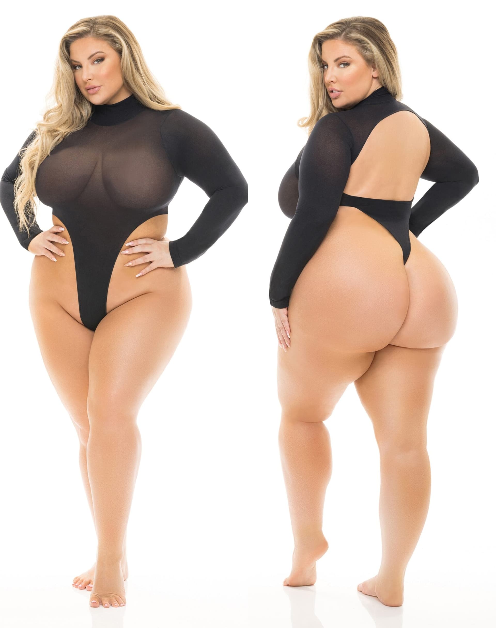 Lingerie Sexy Premium Teddy Nero Open Back Plus Size Body 2XL 3XL 4XL in prodotto Erosdom - Palmi, commercioVirtuoso.it