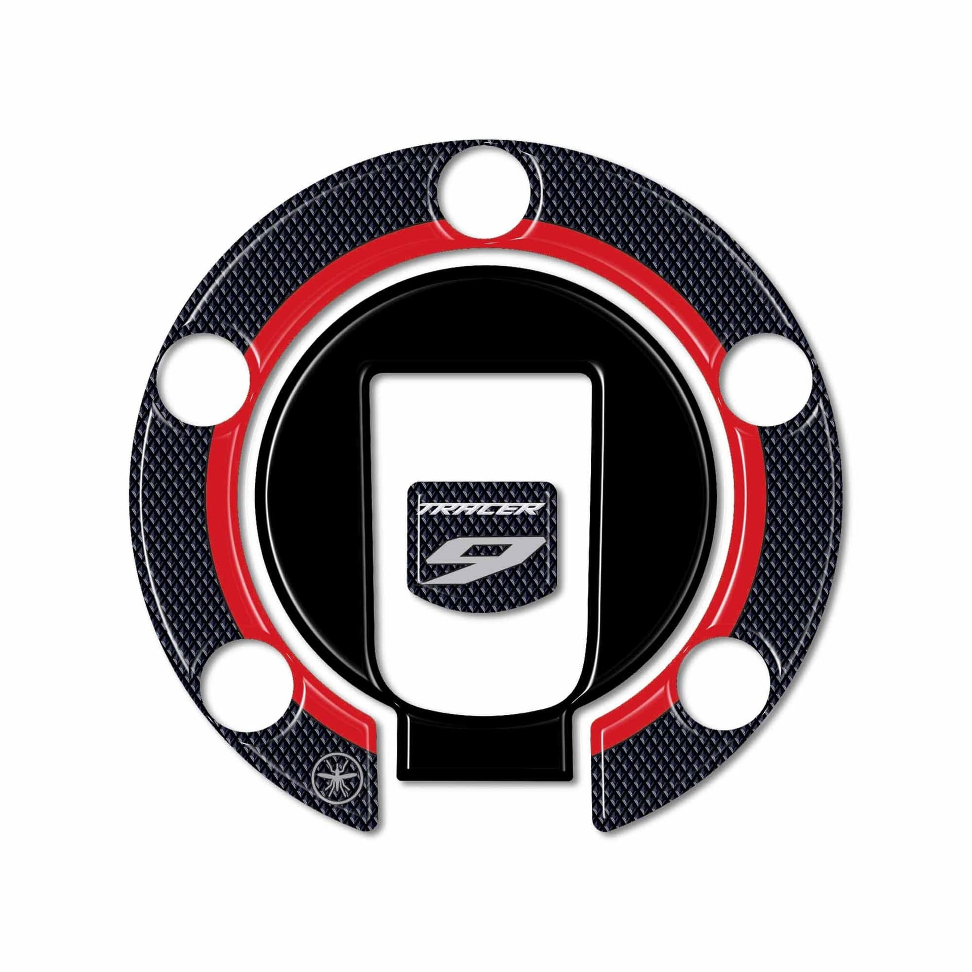 Adesivo 3D Protezione Tappo Serbatoio moto compatibile con Yamaha Tracer 9 2025 in Decalcomanie adesivi e magneti LabelBike - Bibbiano, commercioVirtuoso.it