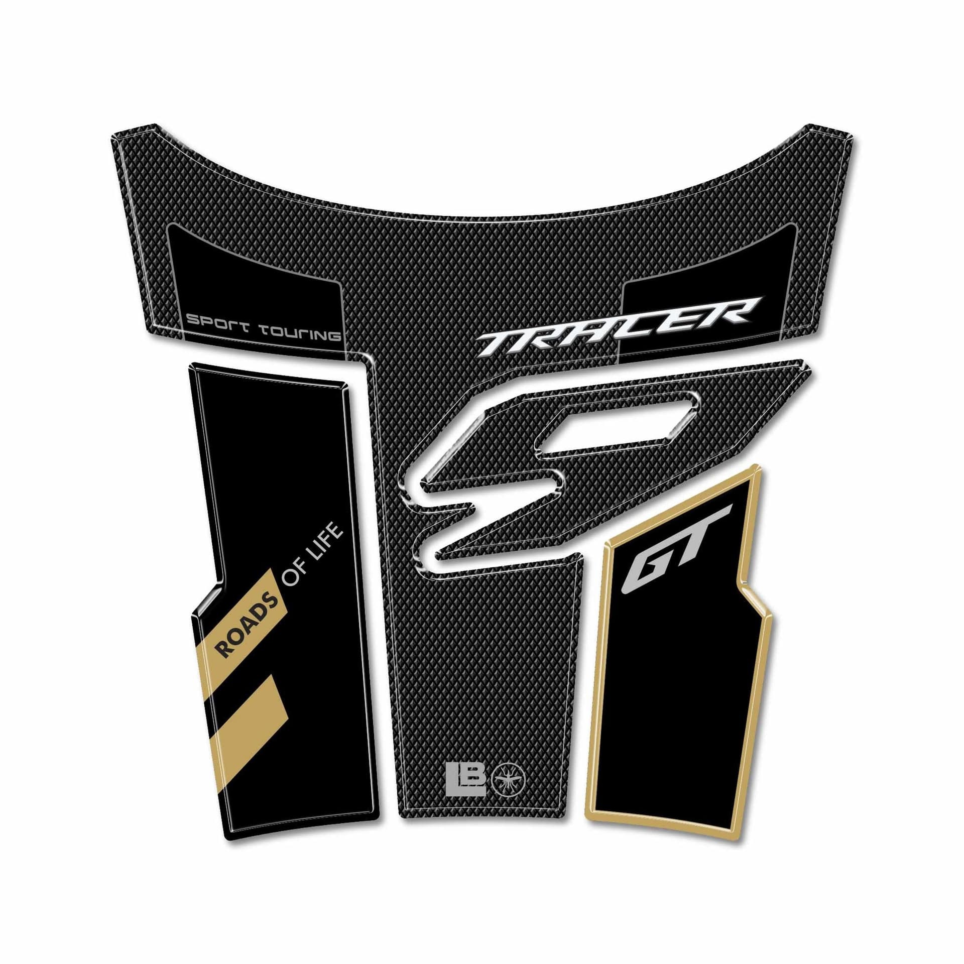 Adesivo 3D Paraserbatoio Protezione moto compatibile con Yamaha Tracer 9 GT 2025 in Decalcomanie adesivi e magneti LabelBike - Bibbiano, commercioVirtuoso.it