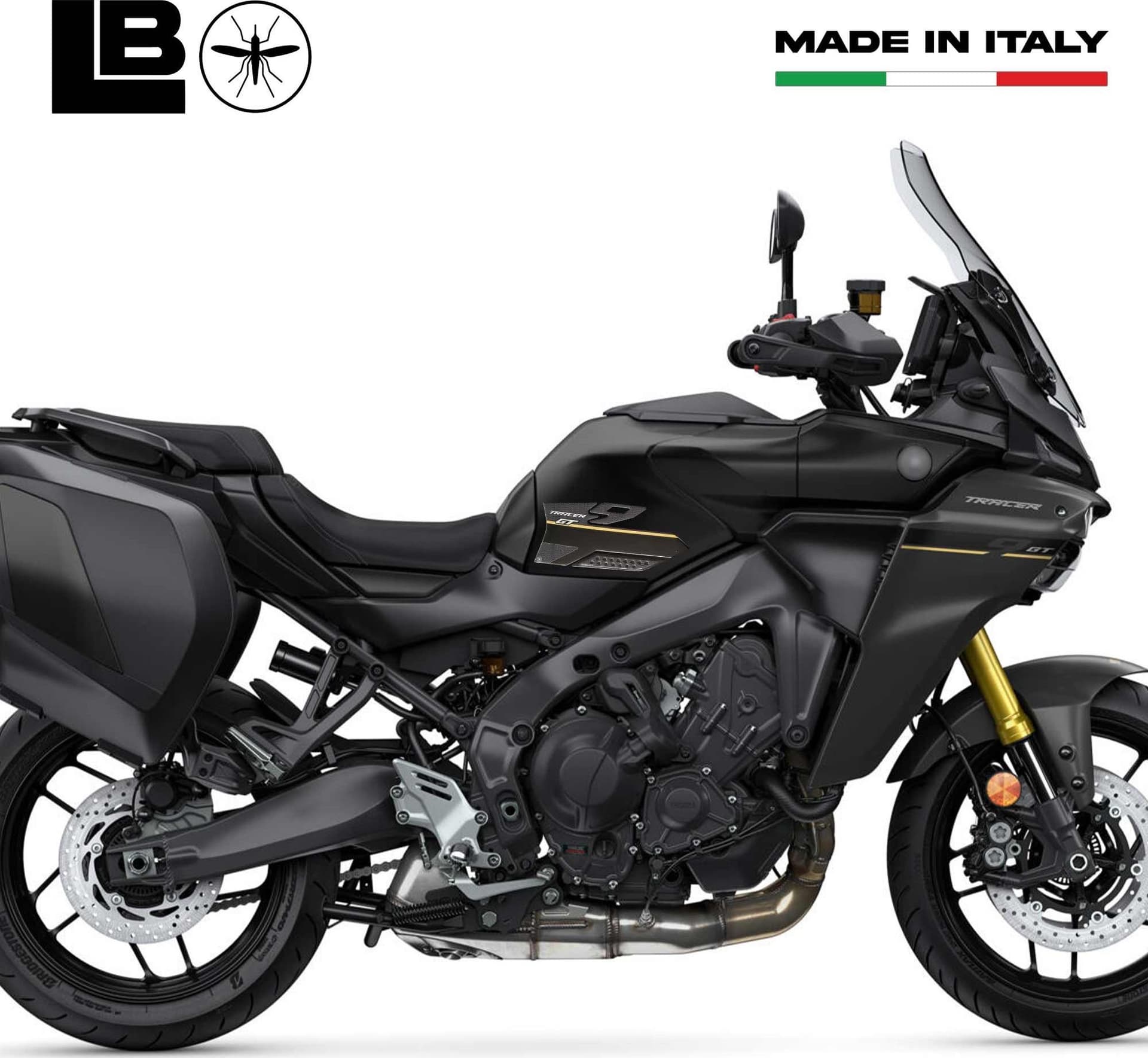 Adesivi 3D Protezioni Laterali serbatoio compatibili con Yamaha Tracer 9 GT 2025 in Decalcomanie adesivi e magneti LabelBike - Bibbiano, commercioVirtuoso.it