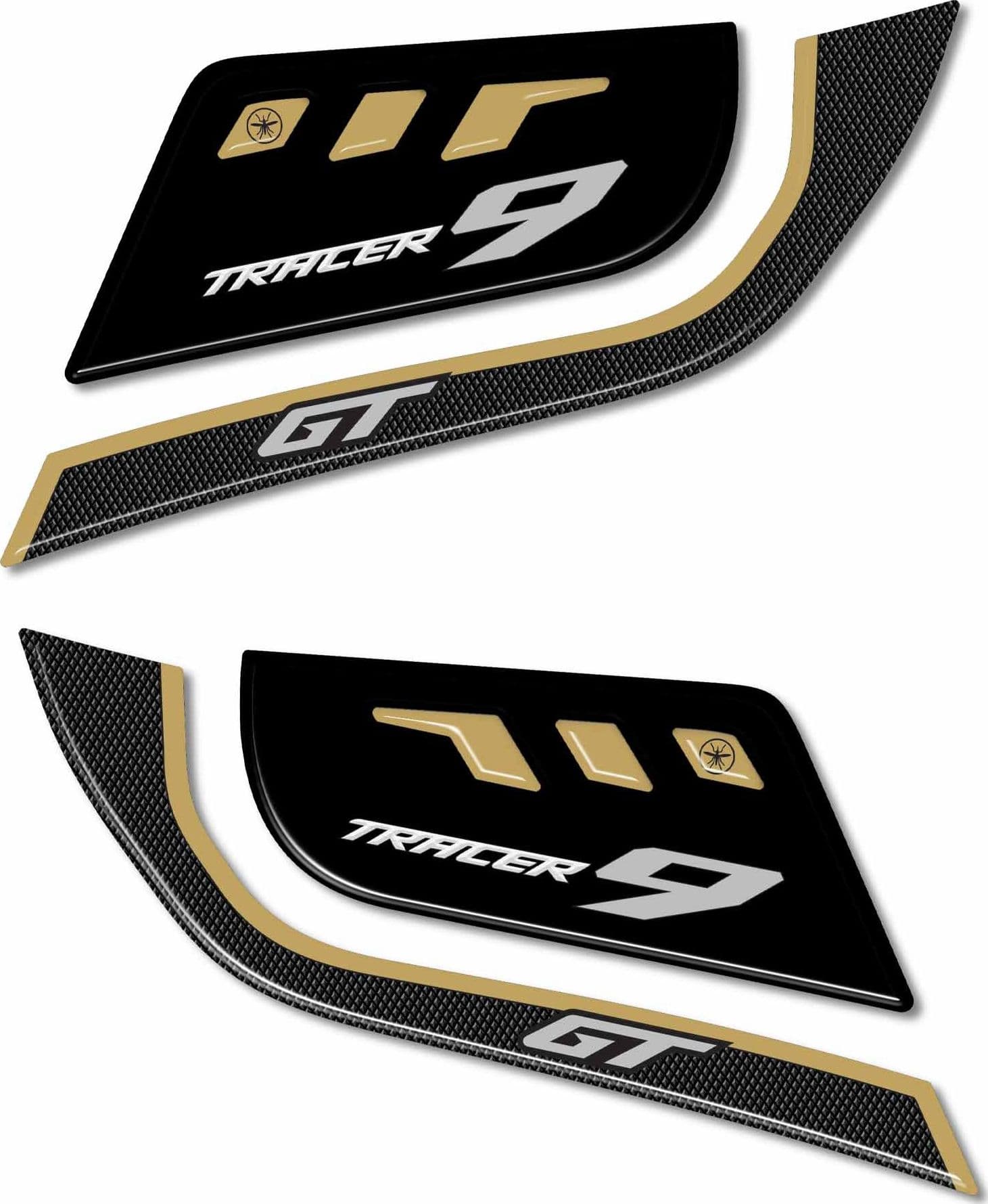 Adesivi 3D Protezioni Paramani moto compatibili con Yamaha Tracer 9 GT 2025 in Decalcomanie adesivi e magneti LabelBike - Bibbiano, commercioVirtuoso.it