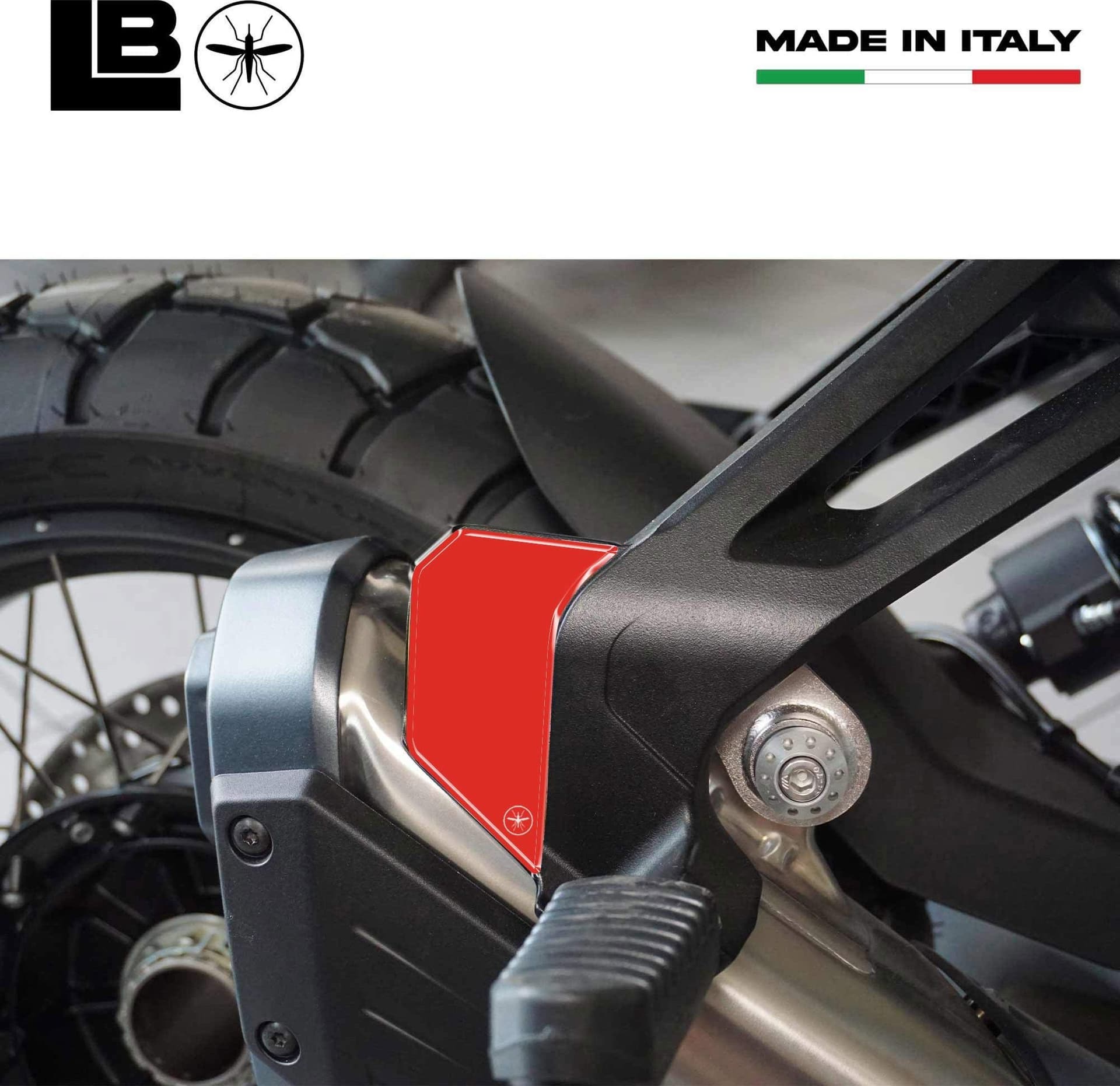 Adesivi 3D Battitacco pedane compatibili con Moto Guzzi Stelvio Duecento Tributo in Decalcomanie adesivi e magneti LabelBike - Bibbiano, commercioVirtuoso.it