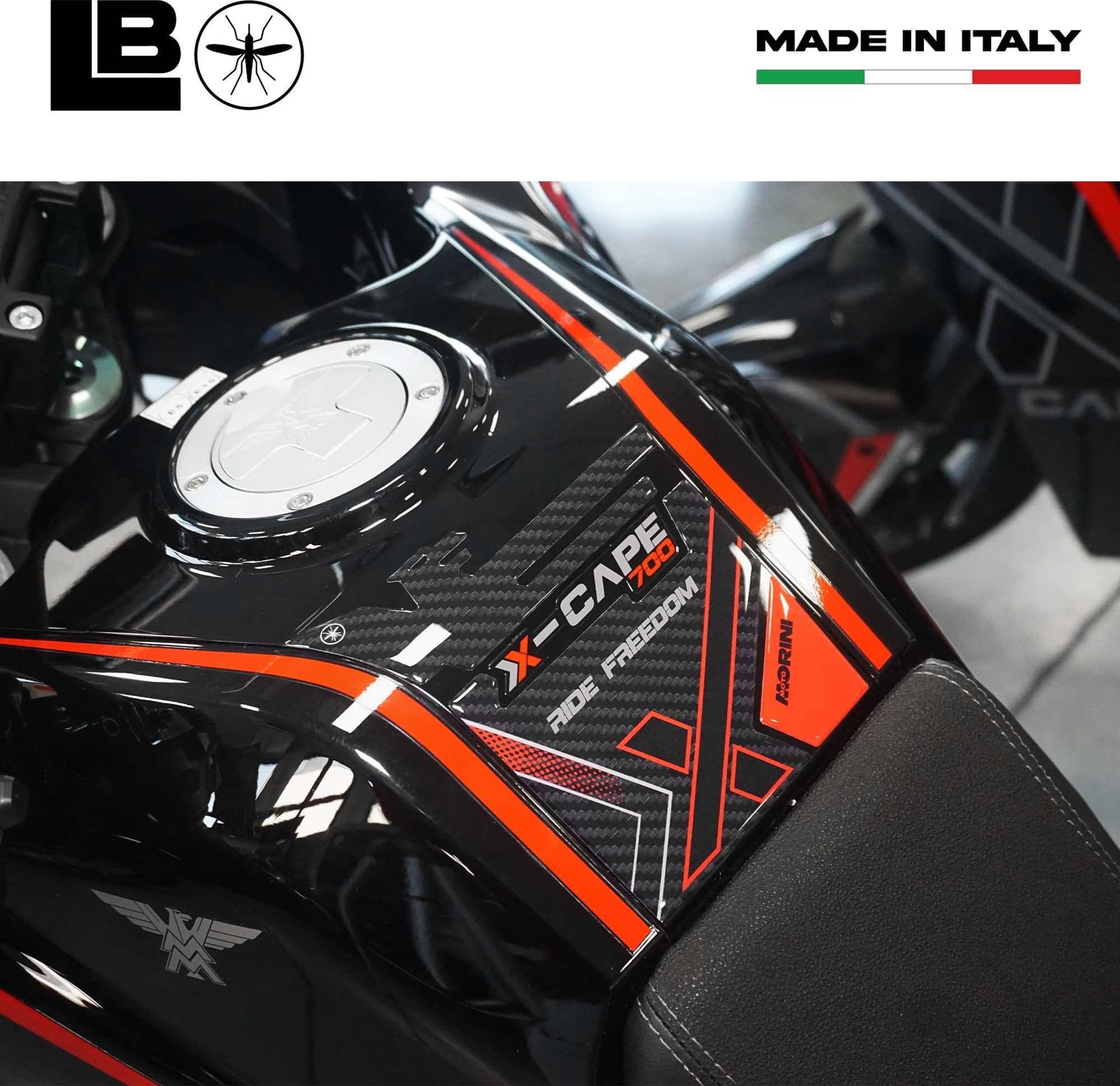 Paraserbatoio Adesivo 3D Protezione compatibile con Moto Morini X-Cape 700 2025 in Paraserbatoio LabelBike - Bibbiano, commercioVirtuoso.it
