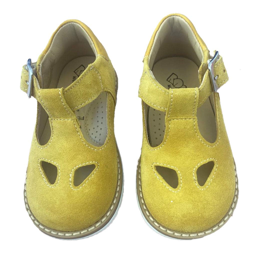 Scarpe bimbo bimba occhietti occhio di bue giallo Rossano Made in Italy in prodotto UP Calzature Balduina - Roma, commercioVirtuoso.it