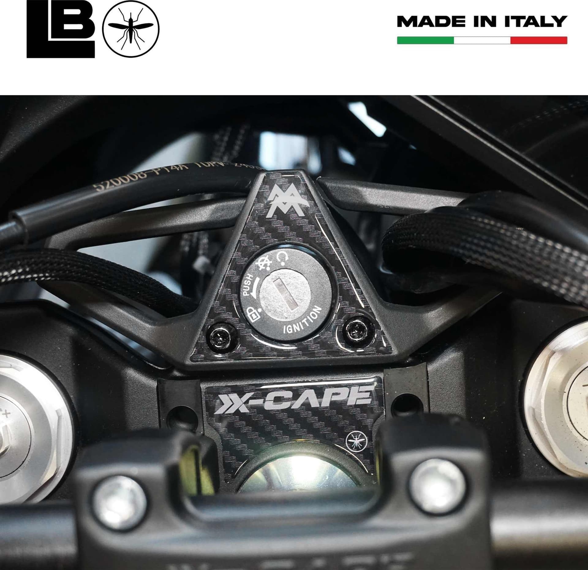 Adesivo 3D Protezione zona chiave compatibile con Moto Morini X-Cape 700 2025 in Decalcomanie adesivi e magneti LabelBike - Bibbiano, commercioVirtuoso.it