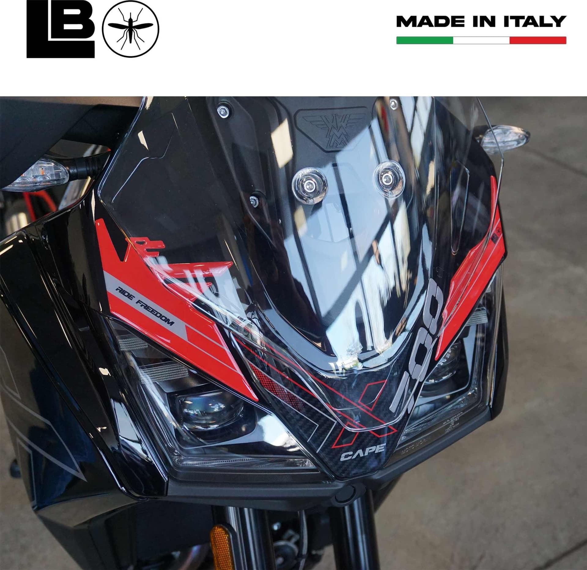 Adesivo 3D Protezione Frontale compatibile con Moto Morini X-Cape 700 2025 in Decalcomanie adesivi e magneti LabelBike - Bibbiano, commercioVirtuoso.it