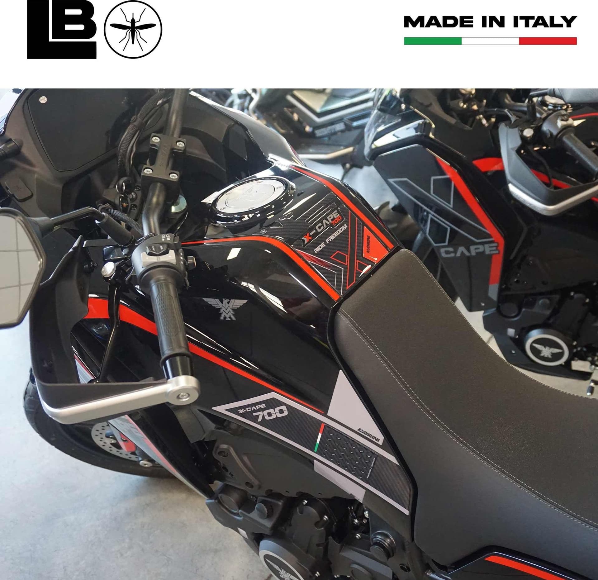 Protezioni Serbatoio Kit Adesivi 3D compatibili con Moto Morini X-Cape 700 2025 in Paraserbatoio LabelBike - Bibbiano, commercioVirtuoso.it