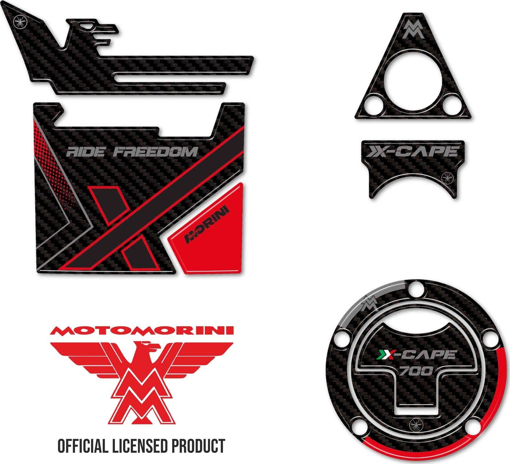 Kit Adesivi tappo chiave serbatoio compatibili con Moto Morini X-Cape 700 2025 in Decalcomanie adesivi e magneti LabelBike - Bibbiano, commercioVirtuoso.it