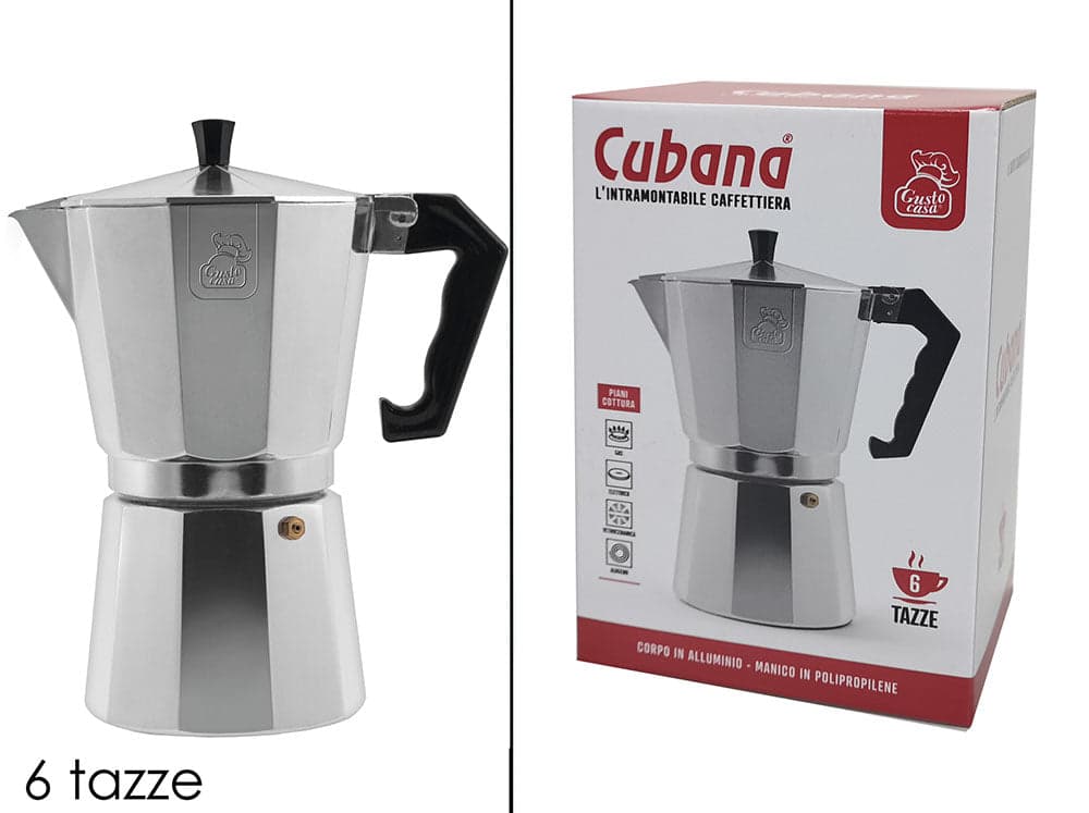 Caffettiera Cubana 6 Tazze in Moke e caffettiere Save The Money - Rimini, commercioVirtuoso.it