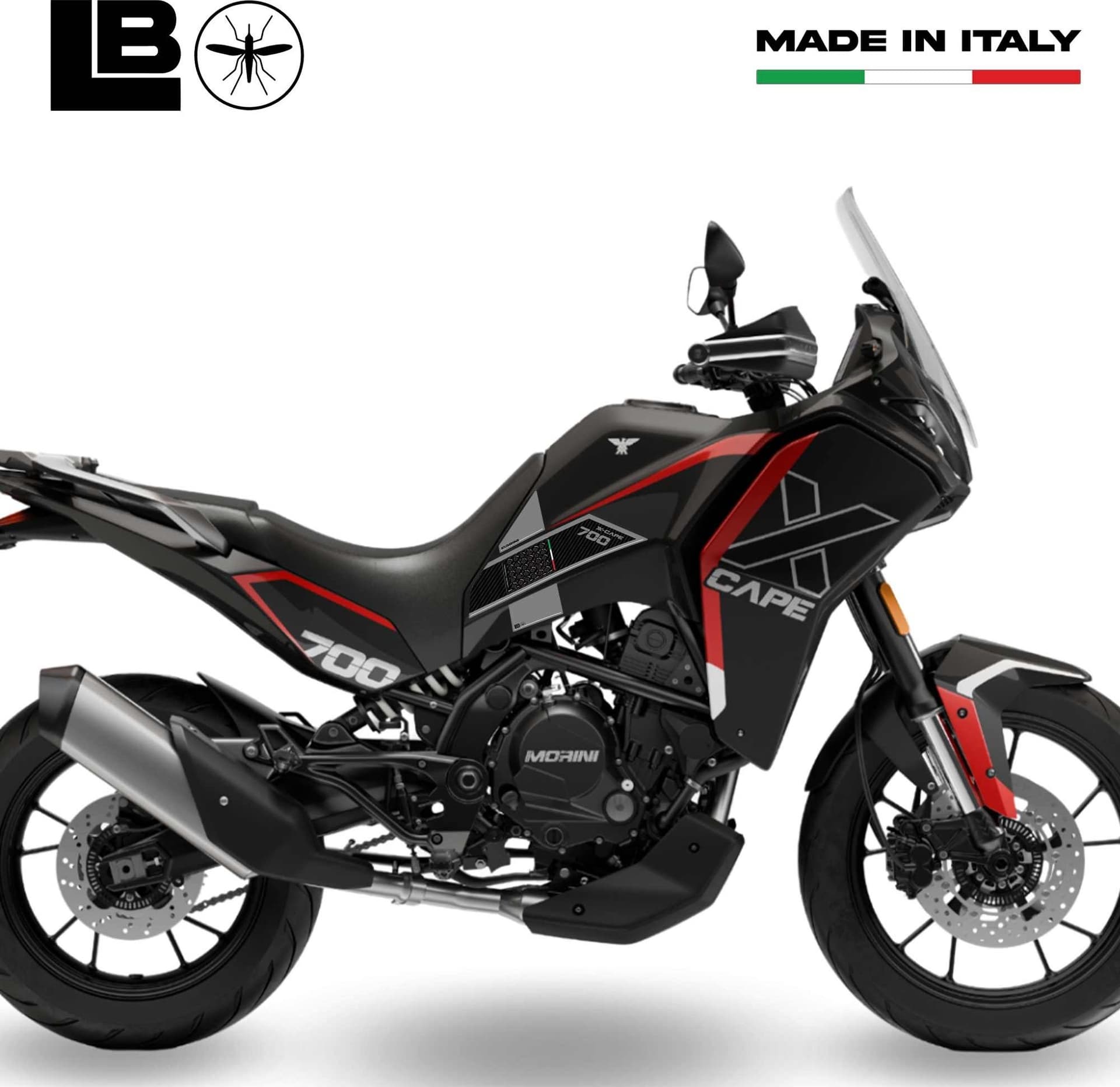 Adesivi 3D Laterali Serbatoio compatibili con Moto Morini X-Cape 700 2025 in Decalcomanie adesivi e magneti LabelBike - Bibbiano, commercioVirtuoso.it