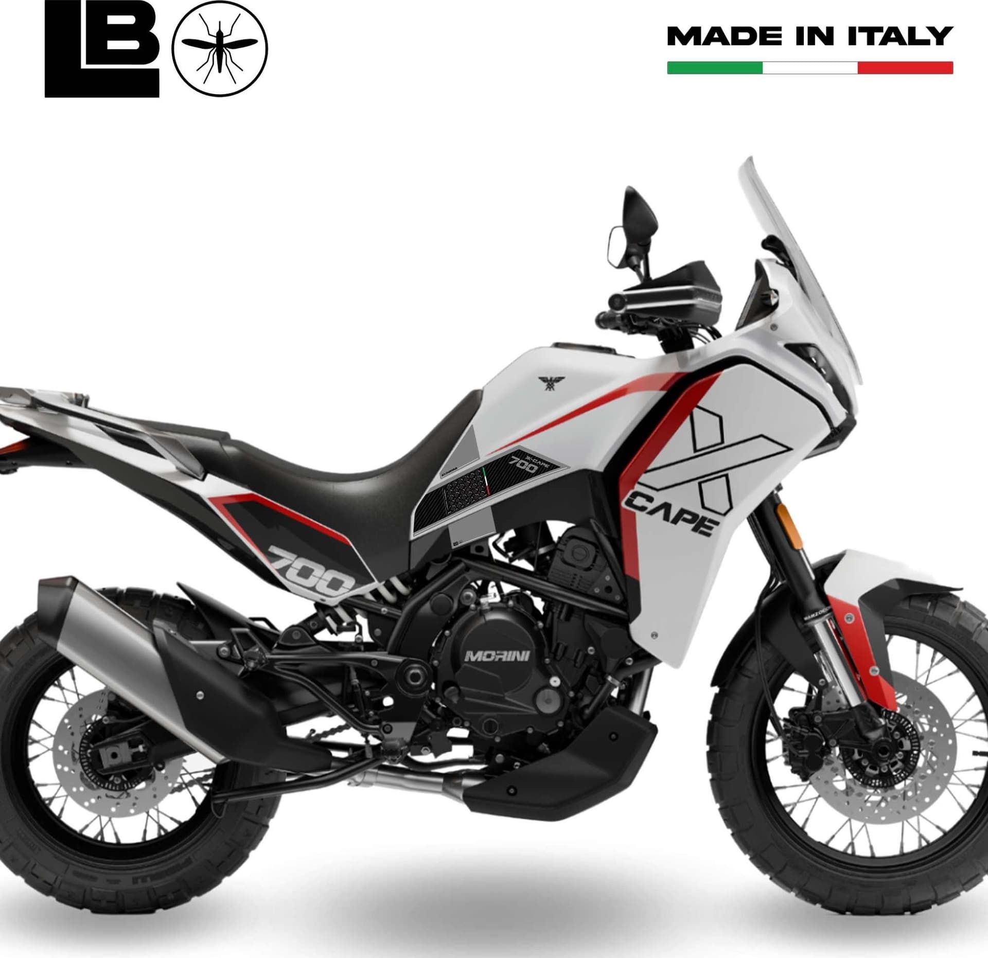 Adesivi 3D Laterali Serbatoio compatibili con Moto Morini X-Cape 700 2025 in Decalcomanie adesivi e magneti LabelBike - Bibbiano, commercioVirtuoso.it