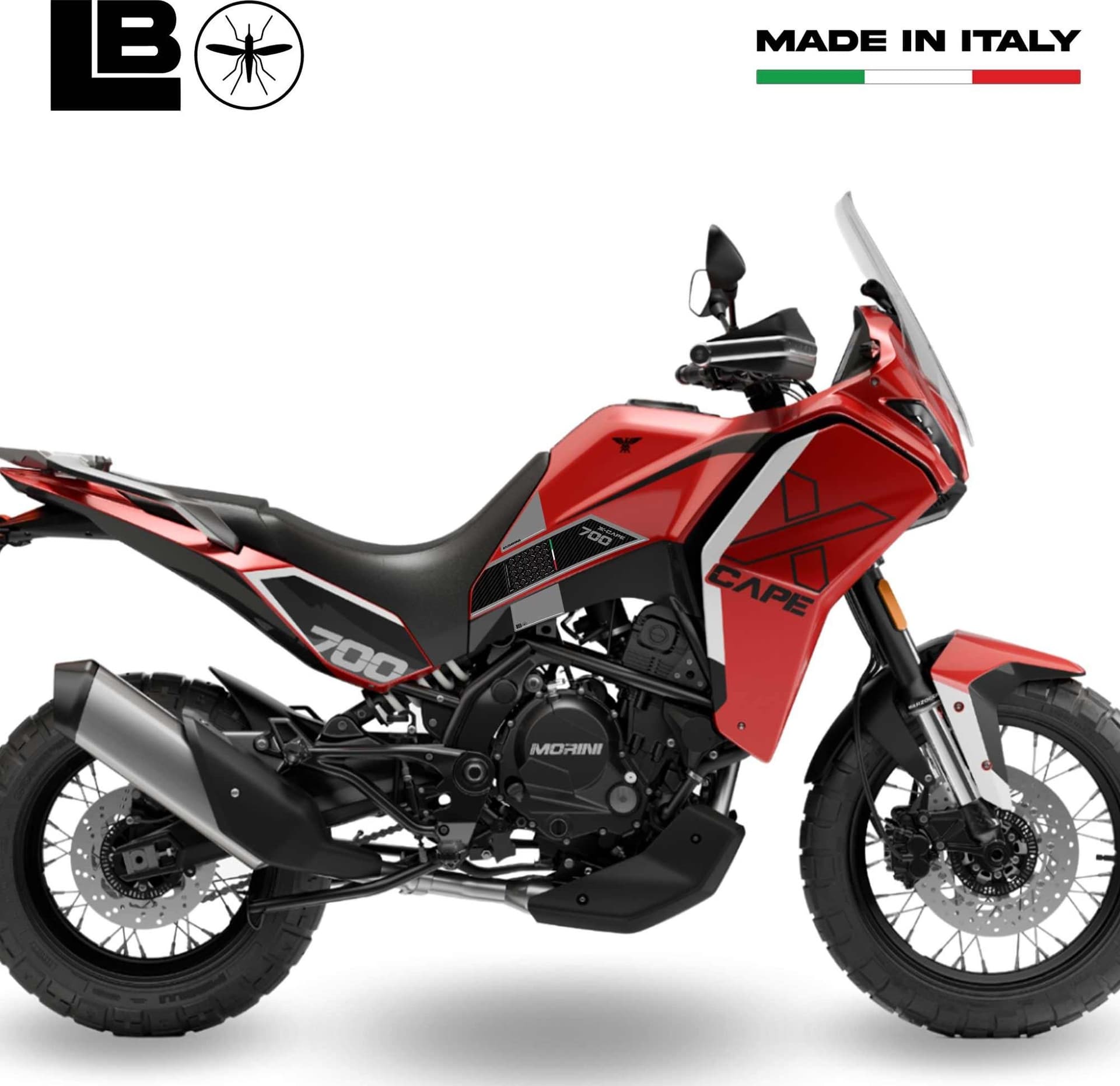Adesivi 3D Laterali Serbatoio compatibili con Moto Morini X-Cape 700 2025 in Decalcomanie adesivi e magneti LabelBike - Bibbiano, commercioVirtuoso.it