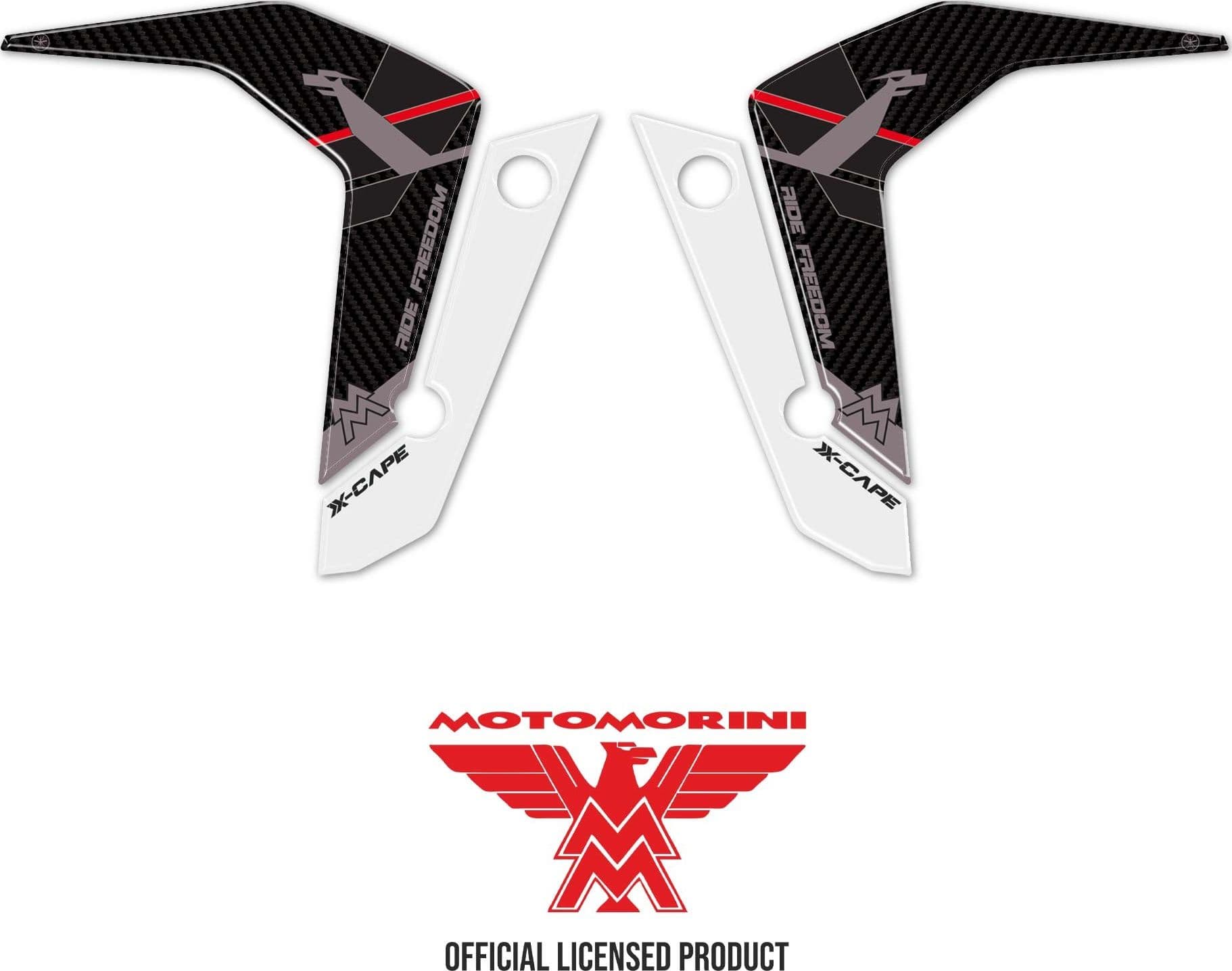 Adesivi 3D Parasteli Parafango compatibili con Moto Morini X-Cape 700 2025 in Decalcomanie adesivi e magneti LabelBike - Bibbiano, commercioVirtuoso.it