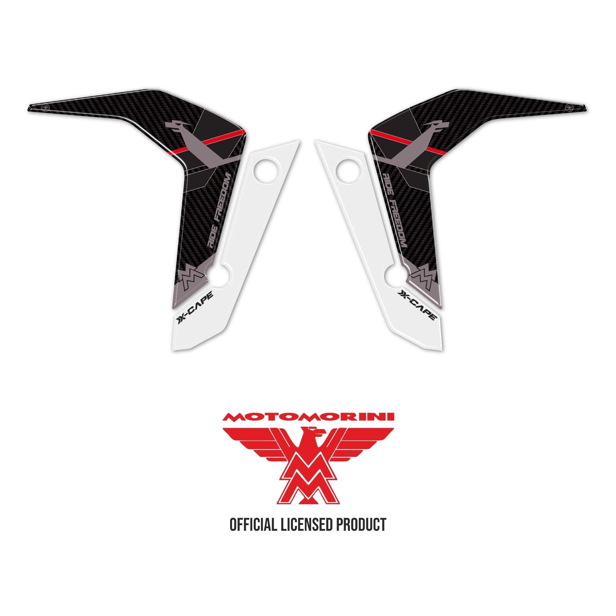 Adesivi 3D Parasteli Parafango compatibili con Moto Morini X-Cape 700 2025 in Decalcomanie adesivi e magneti LabelBike - Bibbiano, commercioVirtuoso.it