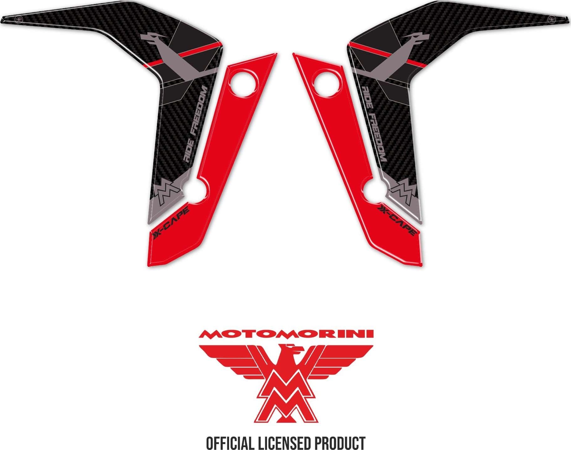 Adesivi 3D Parasteli Parafango compatibili con Moto Morini X-Cape 700 2025 in Decalcomanie adesivi e magneti LabelBike - Bibbiano, commercioVirtuoso.it