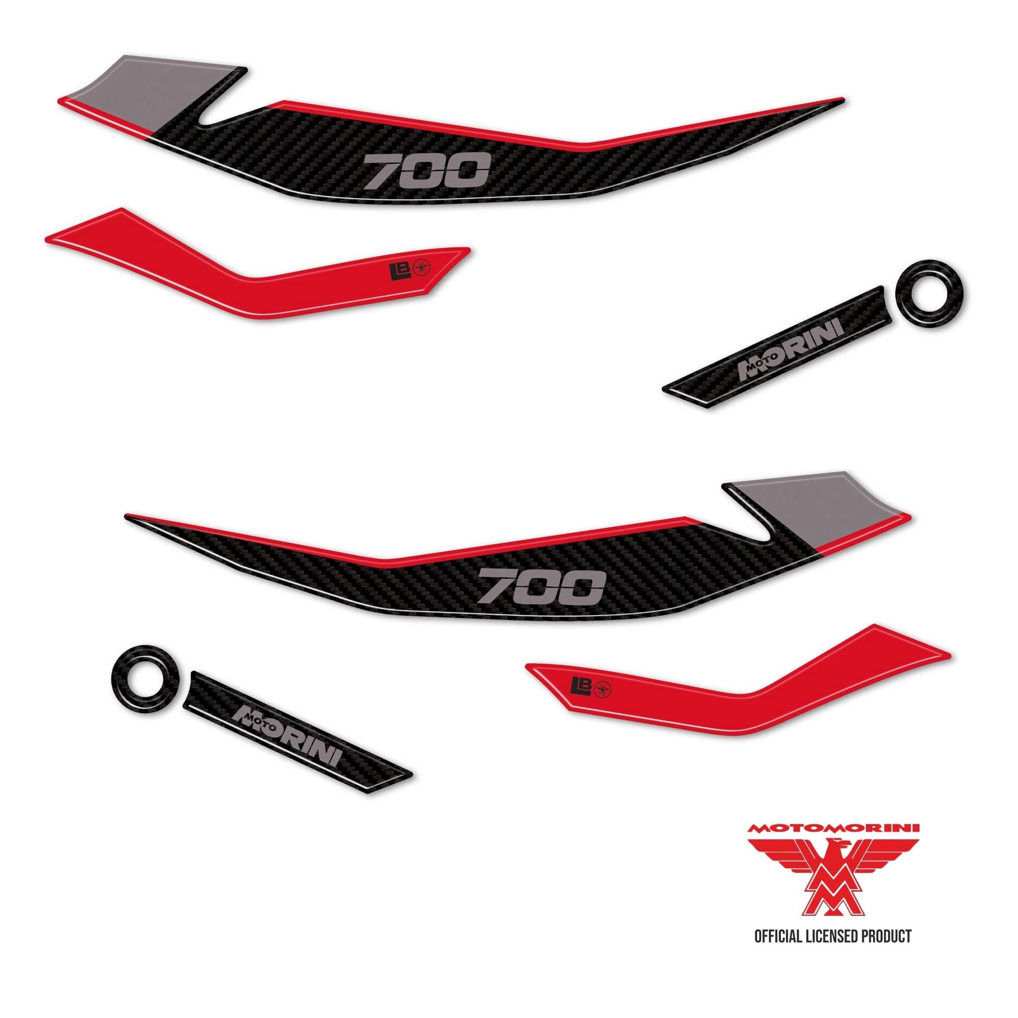 Adesivi 3D Protezioni Paramani compatibili con Moto Morini X-Cape 700 2025 in Decalcomanie adesivi e magneti LabelBike - Bibbiano, commercioVirtuoso.it