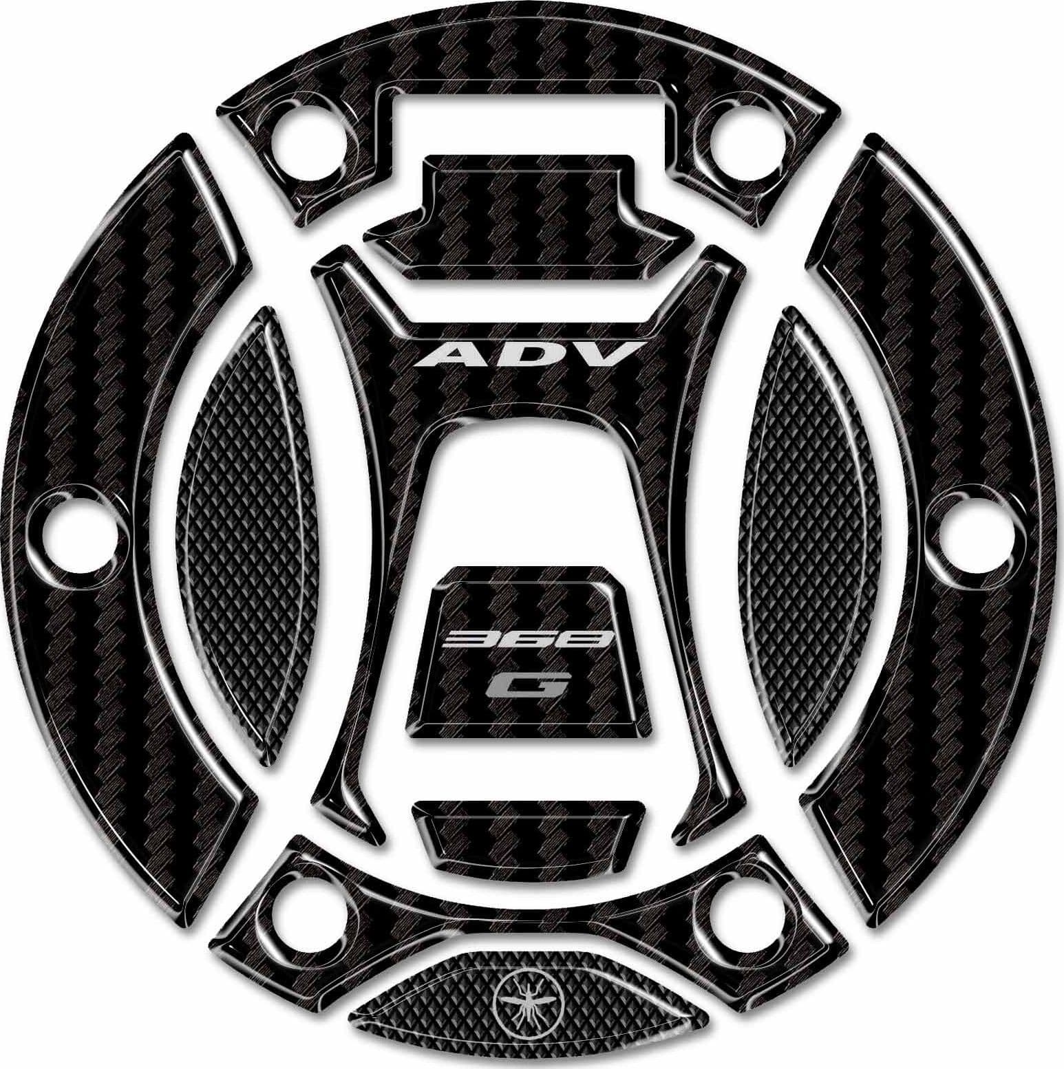 Adesivo 3D Protezione Tappo Serbatoio Scooter compatibile con Zontes 368 G 2025 in Paraserbatoio LabelBike - Bibbiano, commercioVirtuoso.it