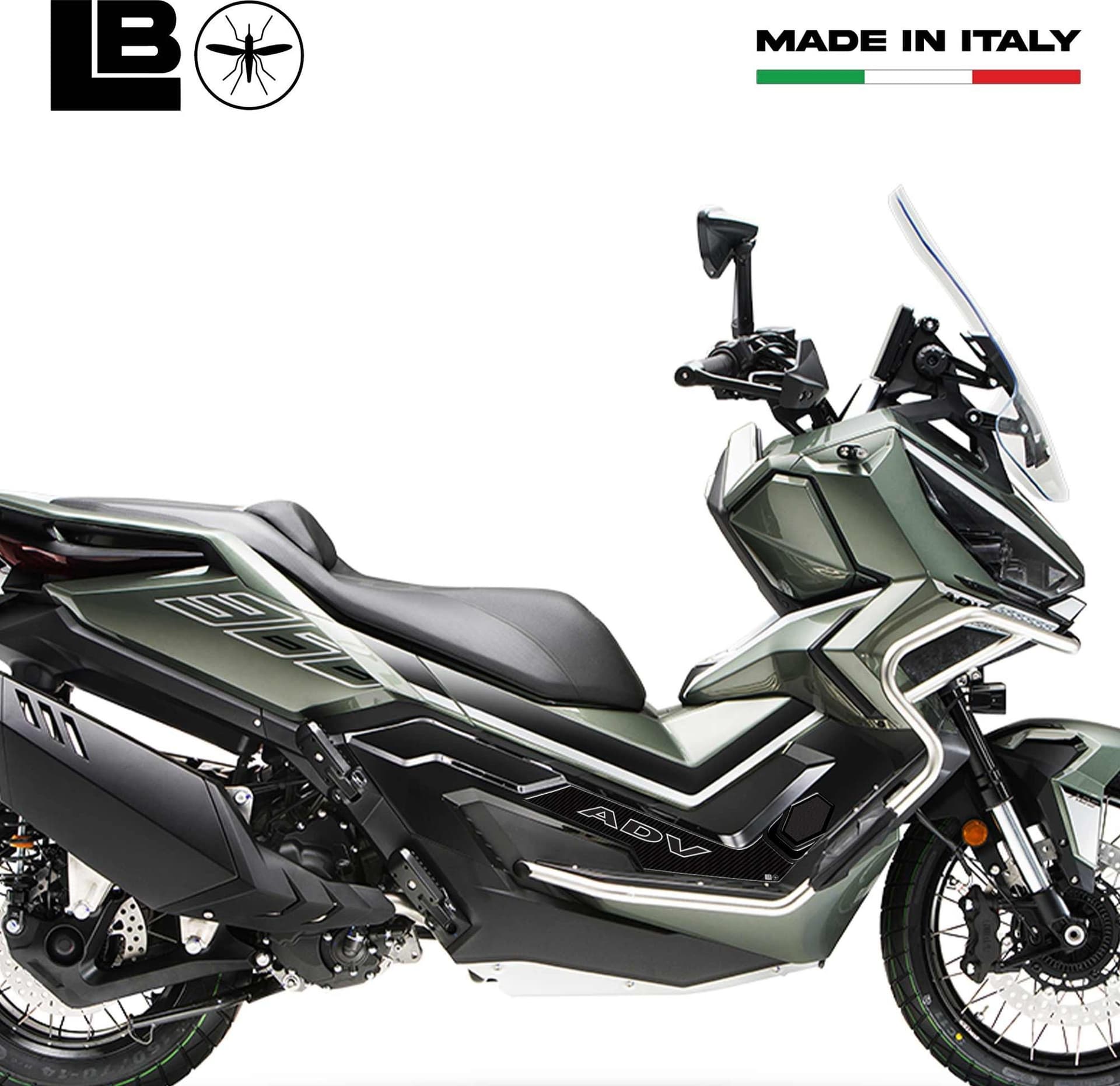 Adesivi 3D Protezioni Boomerang Scooter compatibili con Zontes 368 G 2025 in Decalcomanie adesivi e magneti LabelBike - Bibbiano, commercioVirtuoso.it