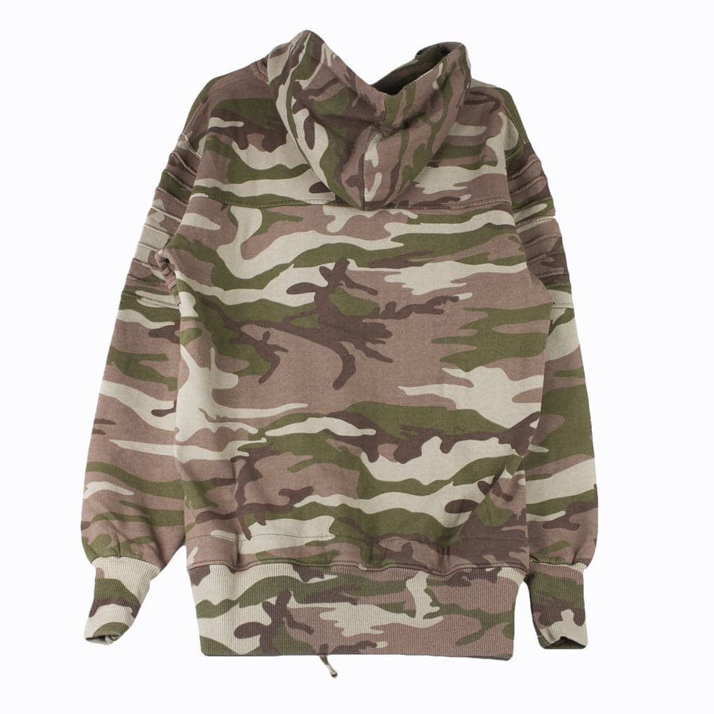 CAYLER & SONS Felpa Cappuccio Zip Uomo Pleated Loose Fit Hoody Mimetico Marrone da uomo in Felpe con cappuccio Drestige - Casamassima, commercioVirtuoso.it