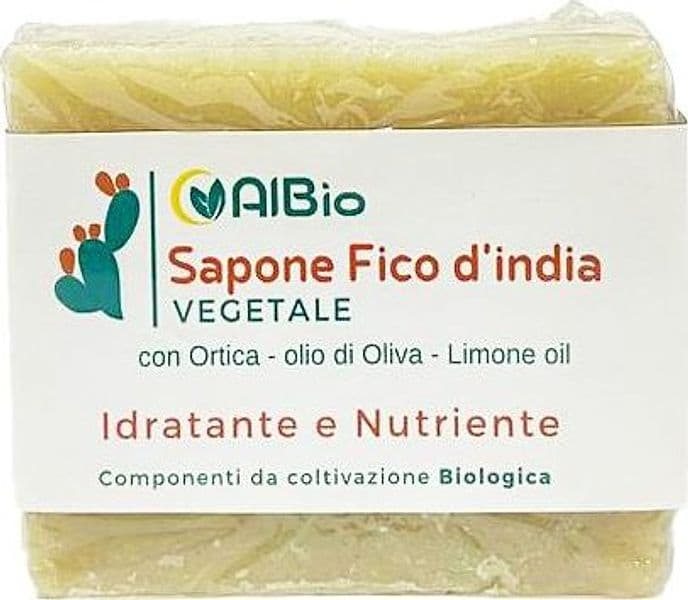 Sapone Vegetale naturale a base di pala Fico d’India, pelle secca, nutriente, detersione viso 100g in Saponi AlBio Sicily - Misilmeri, commercioVirtuoso.it