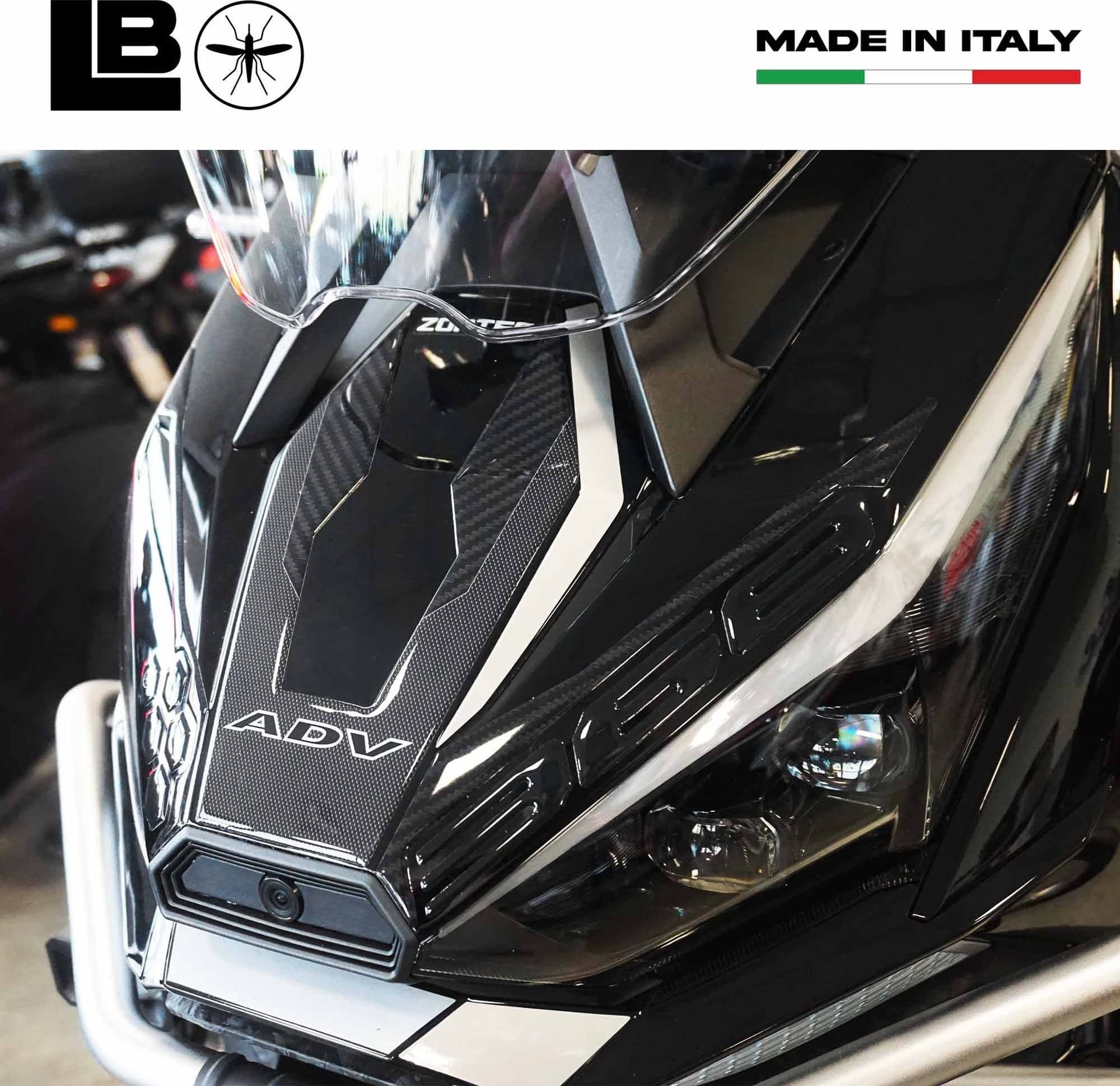 Adesivo 3D Protezione Frontale Muso Scooter compatibile con Zontes 368 G 2025 in Decalcomanie adesivi e magneti LabelBike - Bibbiano, commercioVirtuoso.it