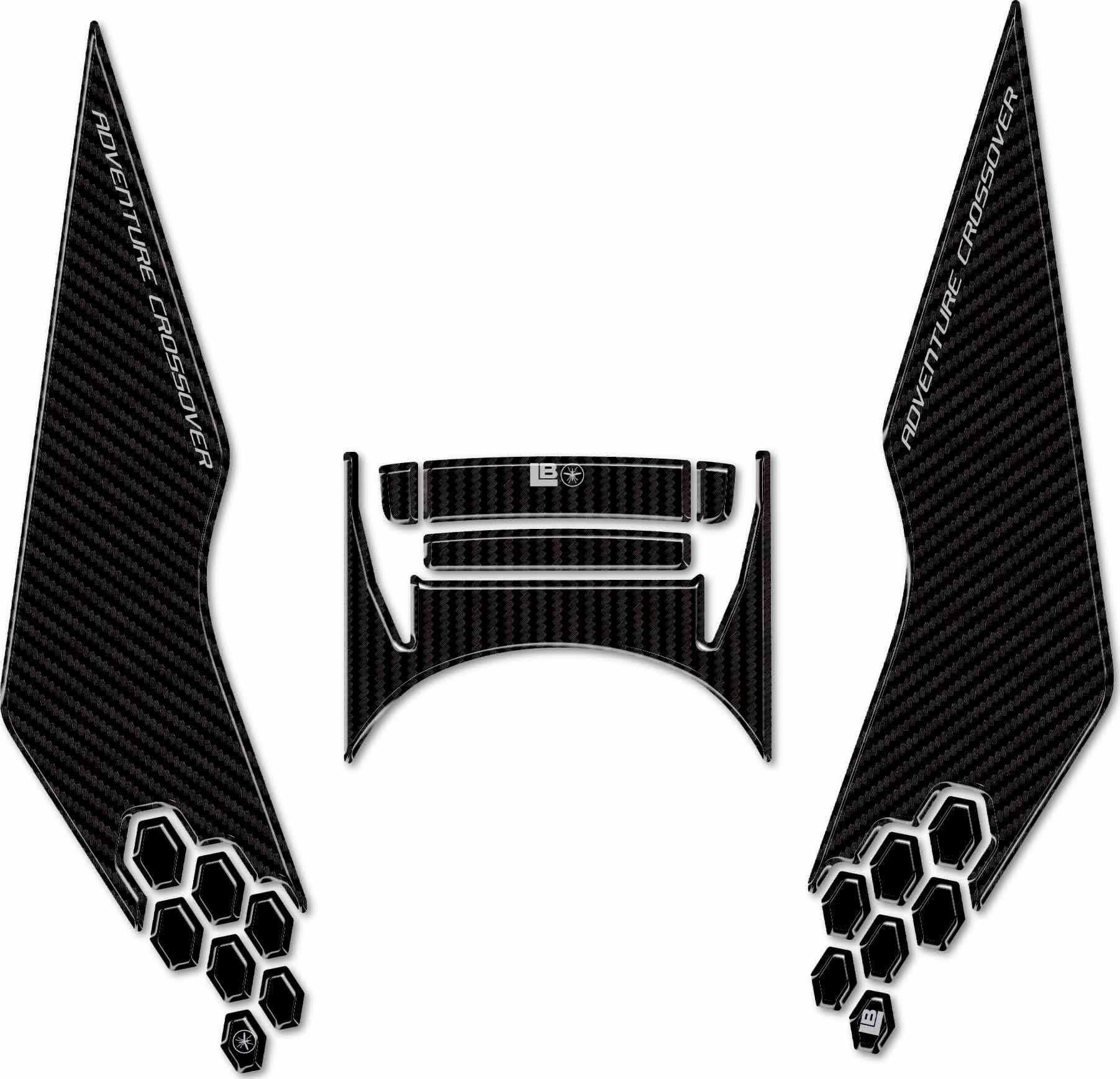Adesivi 3D Protezioni Centrali Pedana Scooter compatibili con Zontes 368 G 2025 in Decalcomanie adesivi e magneti LabelBike - Bibbiano, commercioVirtuoso.it