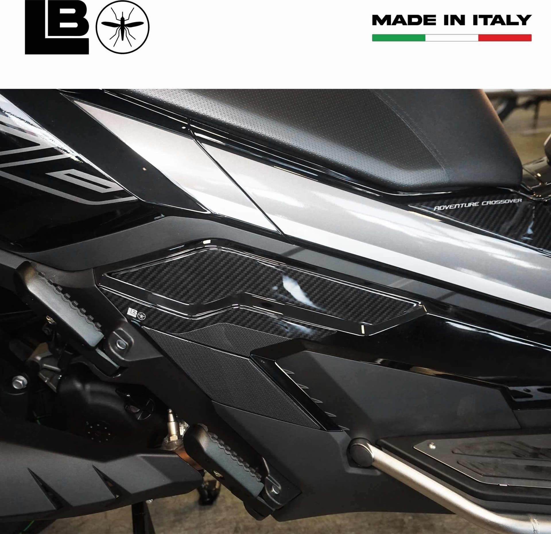 Adesivi 3D Protezioni Poggiapiedi passeggero compatibili con Zontes 368 G 2025 in Decalcomanie adesivi e magneti LabelBike - Bibbiano, commercioVirtuoso.it