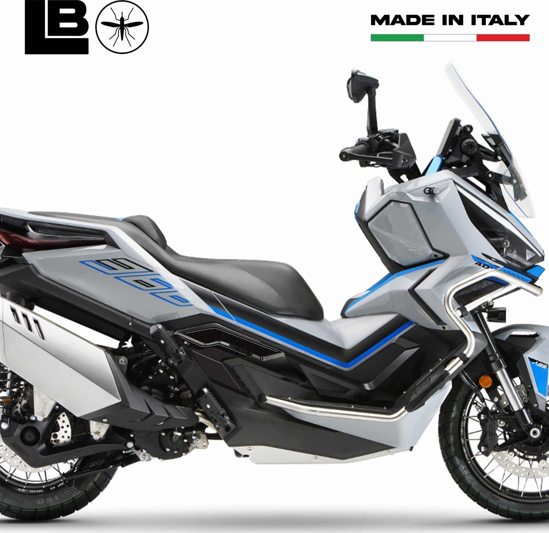 Adesivi 3D Protezioni Poggiapiedi passeggero compatibili con Zontes 368 G 2025 in Decalcomanie adesivi e magneti LabelBike - Bibbiano, commercioVirtuoso.it
