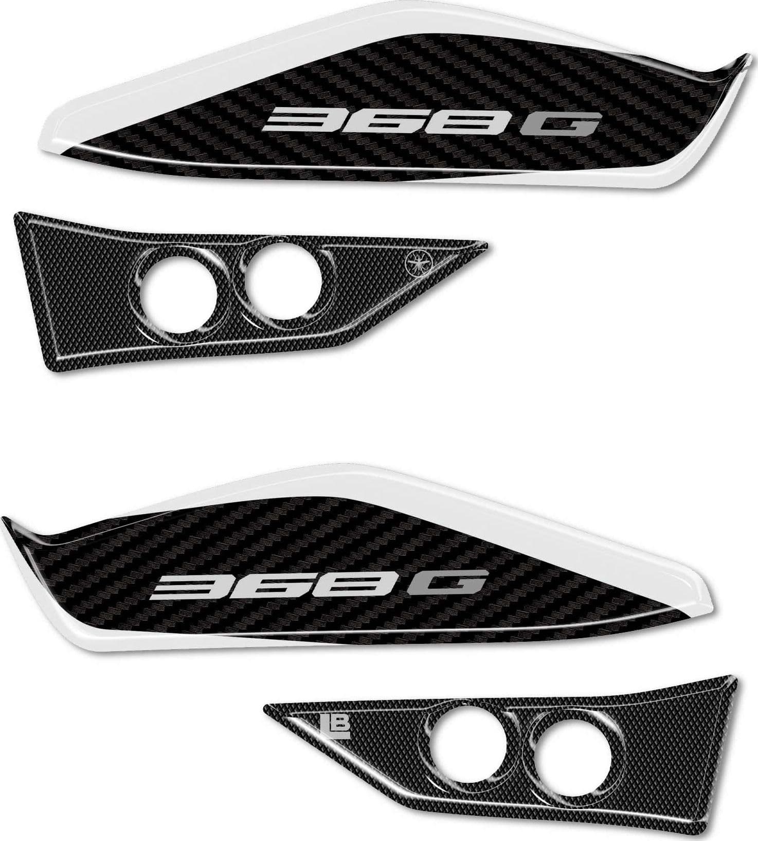 Adesivi 3D Protezioni Paramani Scooter compatibili con Zontes 368 G 2025 in Decalcomanie adesivi e magneti LabelBike - Bibbiano, commercioVirtuoso.it