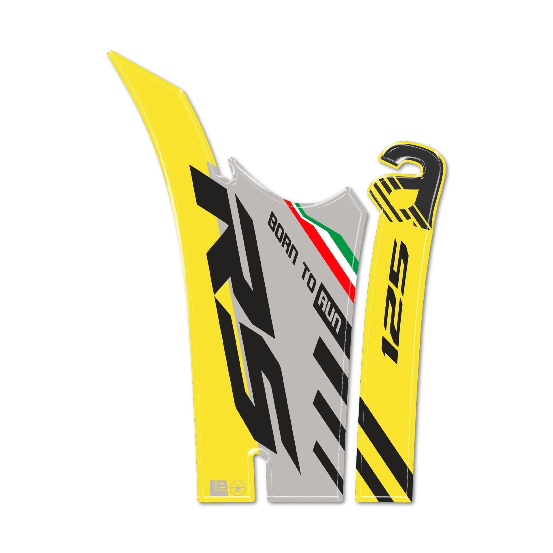 Paraserbatoio Adesivo 3D Protezione moto compatibile con Aprilia RS 125 2021-25 in Decalcomanie adesivi e magneti LabelBike - Bibbiano, commercioVirtuoso.it