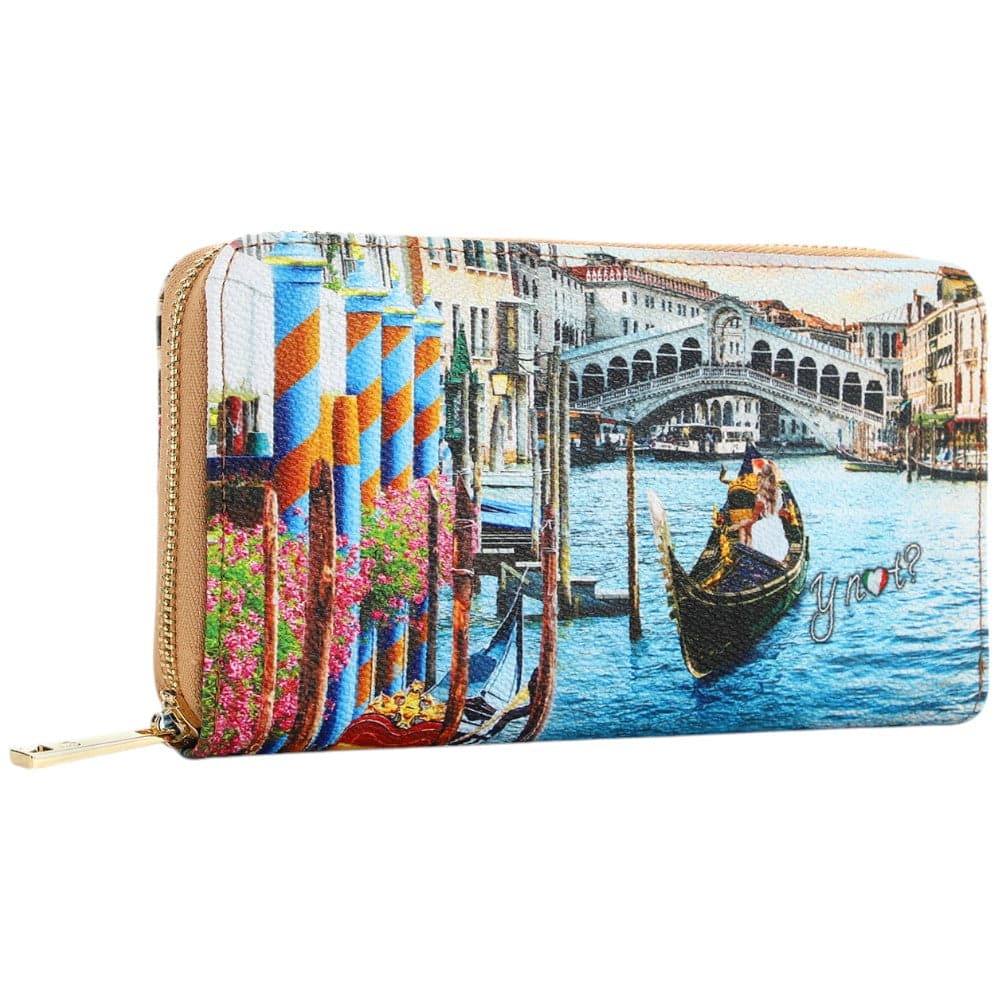 YNot zip around grande stampa Dream in Venice YES361S5 Portafogli YNot