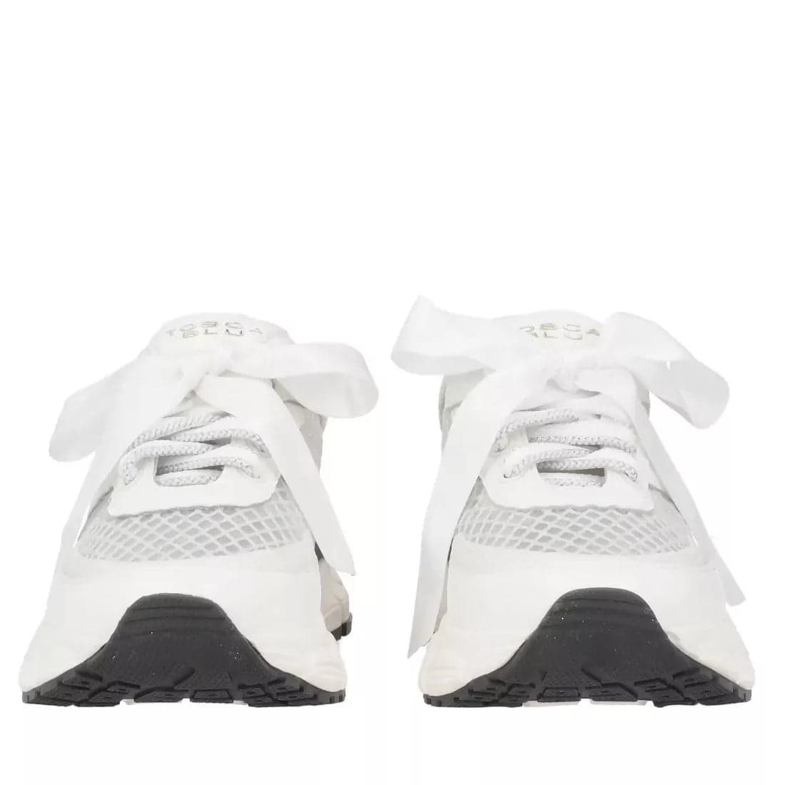 ToscaBlu Donna Sneakers Mirabel in rete con maxi fiocco colore bianco in Sneaker casual Cantali Calzature - Randazzo, commercioVirtuoso.it
