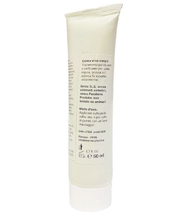 Crema viso 50ml cera api con bardana, lavanda, propoli dermopurificante pelle impura in Creme AlBio Sicily - Misilmeri, commercioVirtuoso.it