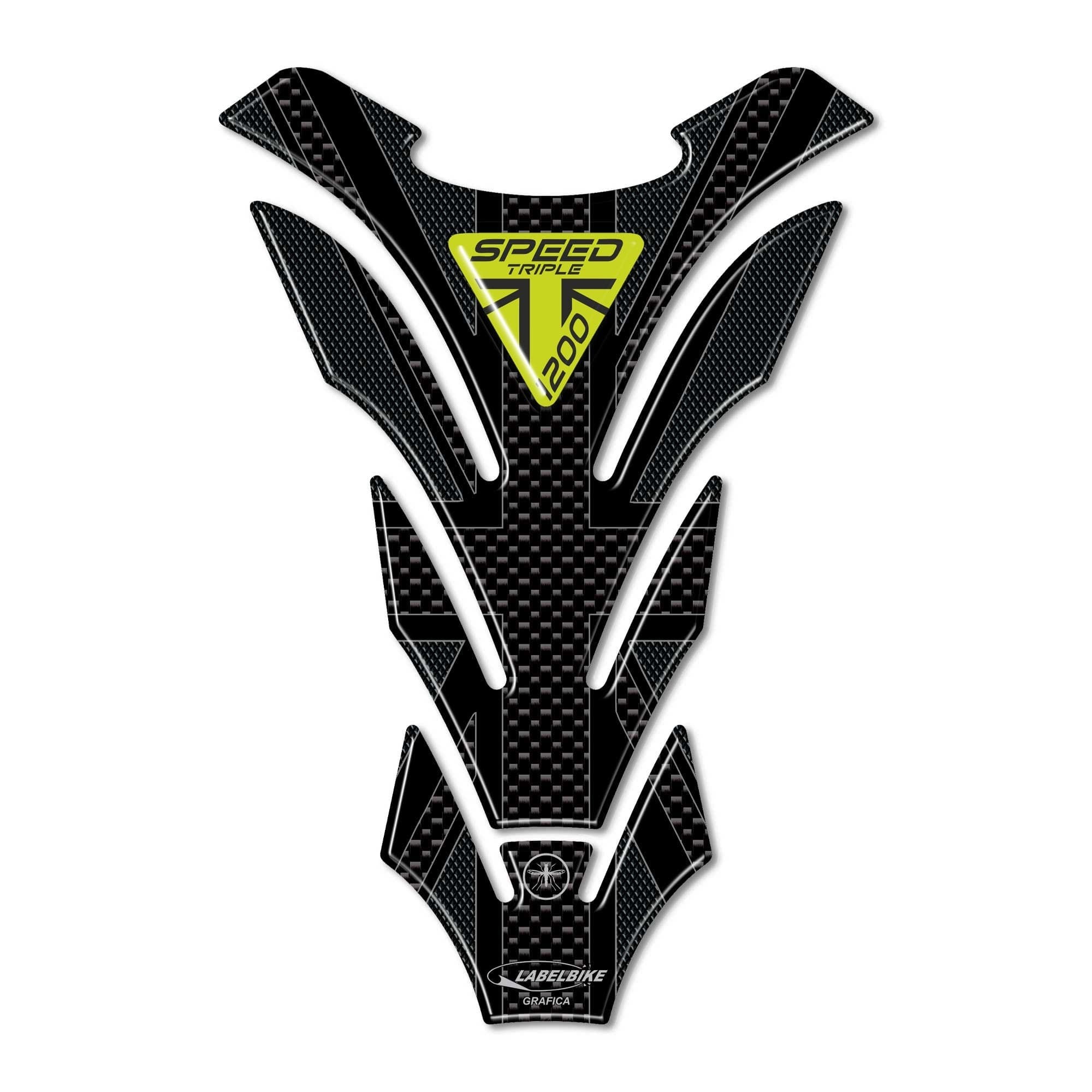 Adesivo 3D Paraserbatoio moto compatibile con Triumph Speed Triple 1200 RS 2025 in Decalcomanie adesivi e magneti LabelBike - Bibbiano, commercioVirtuoso.it