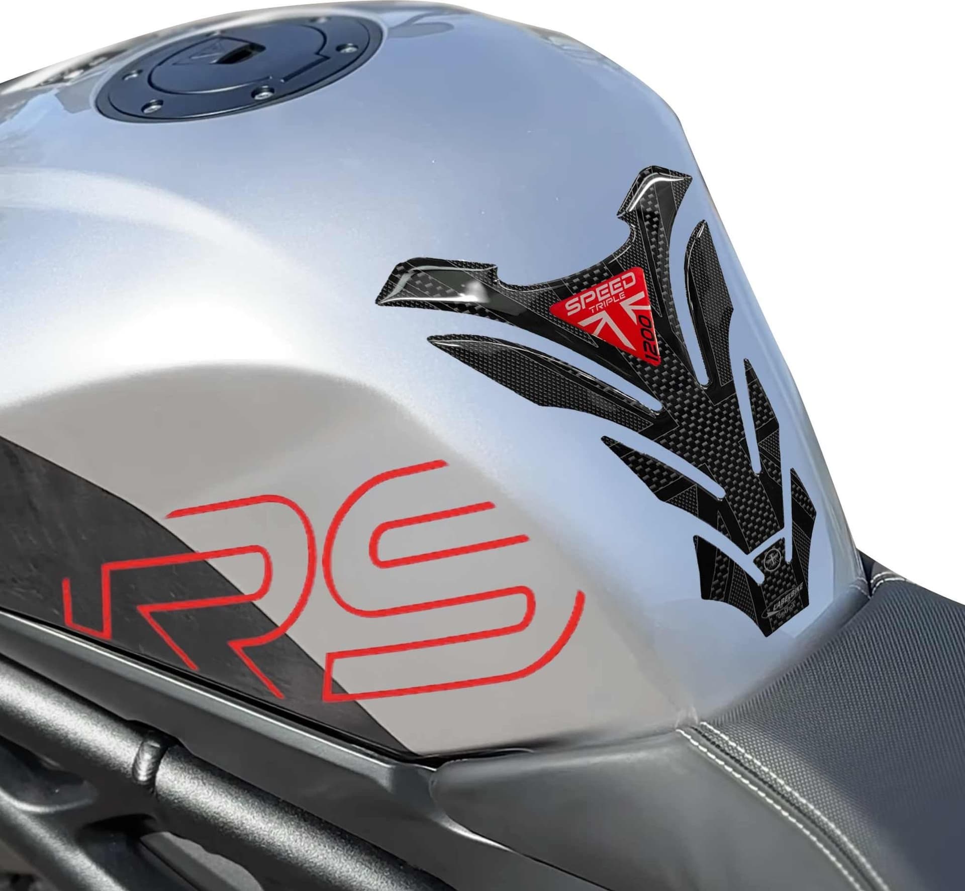 Adesivo 3D Paraserbatoio moto compatibile con Triumph Speed Triple 1200 RS 2025 in Decalcomanie adesivi e magneti LabelBike - Bibbiano, commercioVirtuoso.it