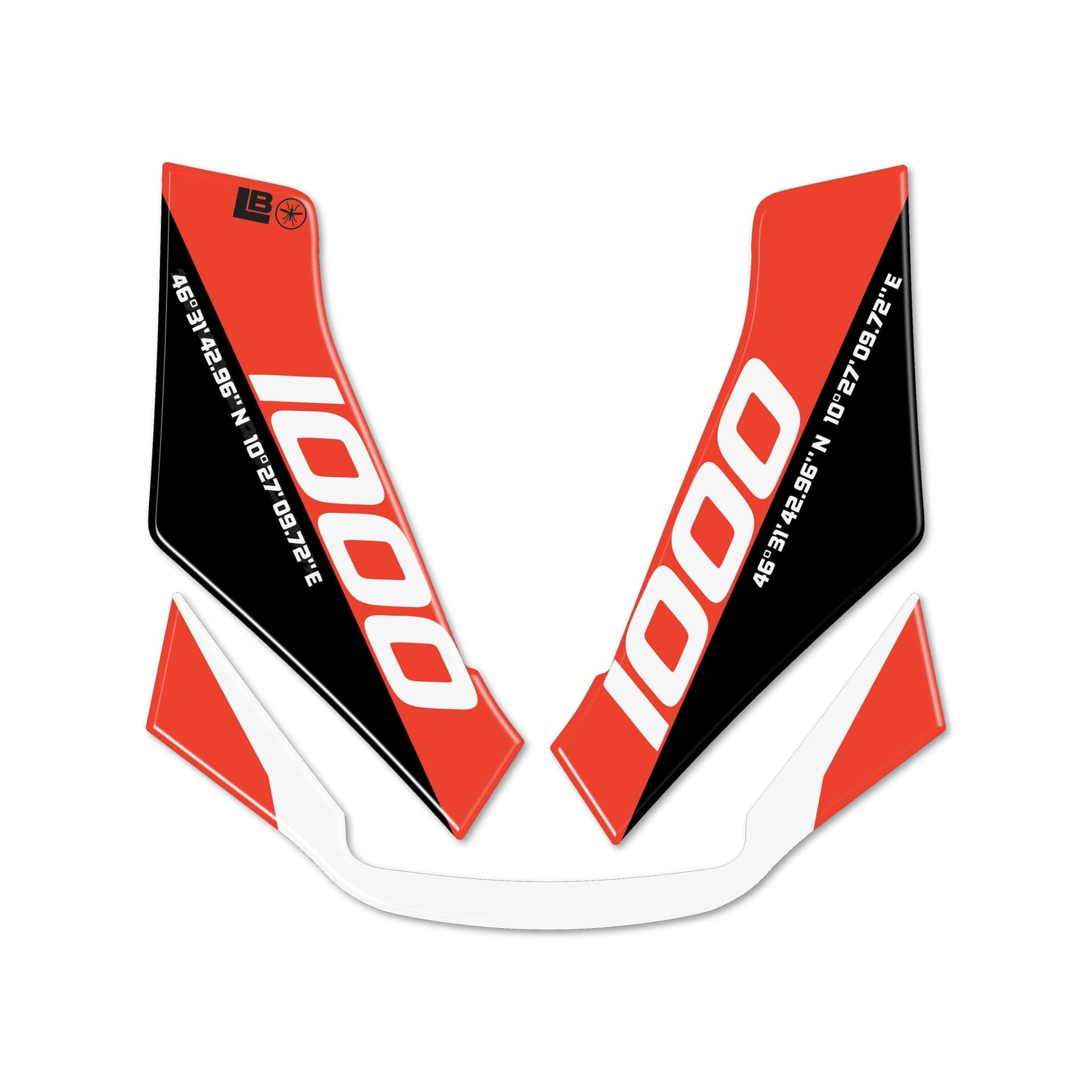 Adesivo Protezione Frontale compatibile con Moto Guzzi Stelvio Duecento Tributo in Decalcomanie adesivi e magneti LabelBike - Bibbiano, commercioVirtuoso.it
