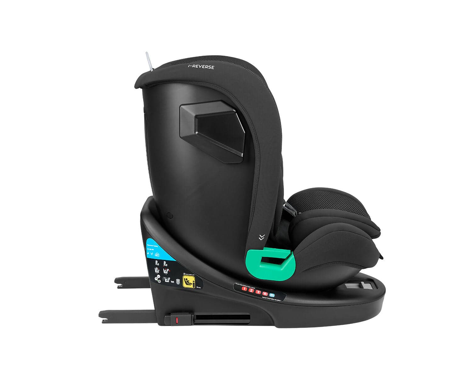 KIKKABOO Seggiolino Auto 40-150 cm i-Reverse i-SIZE Black - Seggiolino Auto con Base Isofix, Da 40 a 150 cm, Omologato ECE R129/03, Girevole A 360° E Reclinabile, Gruppo 0+/1/2/3 Da 0 A 12 Anni, Black, nero in Seggiolini auto Sanitaria Gioia del Bimbo - Villa San Giovanni, commercioVirtuoso.it